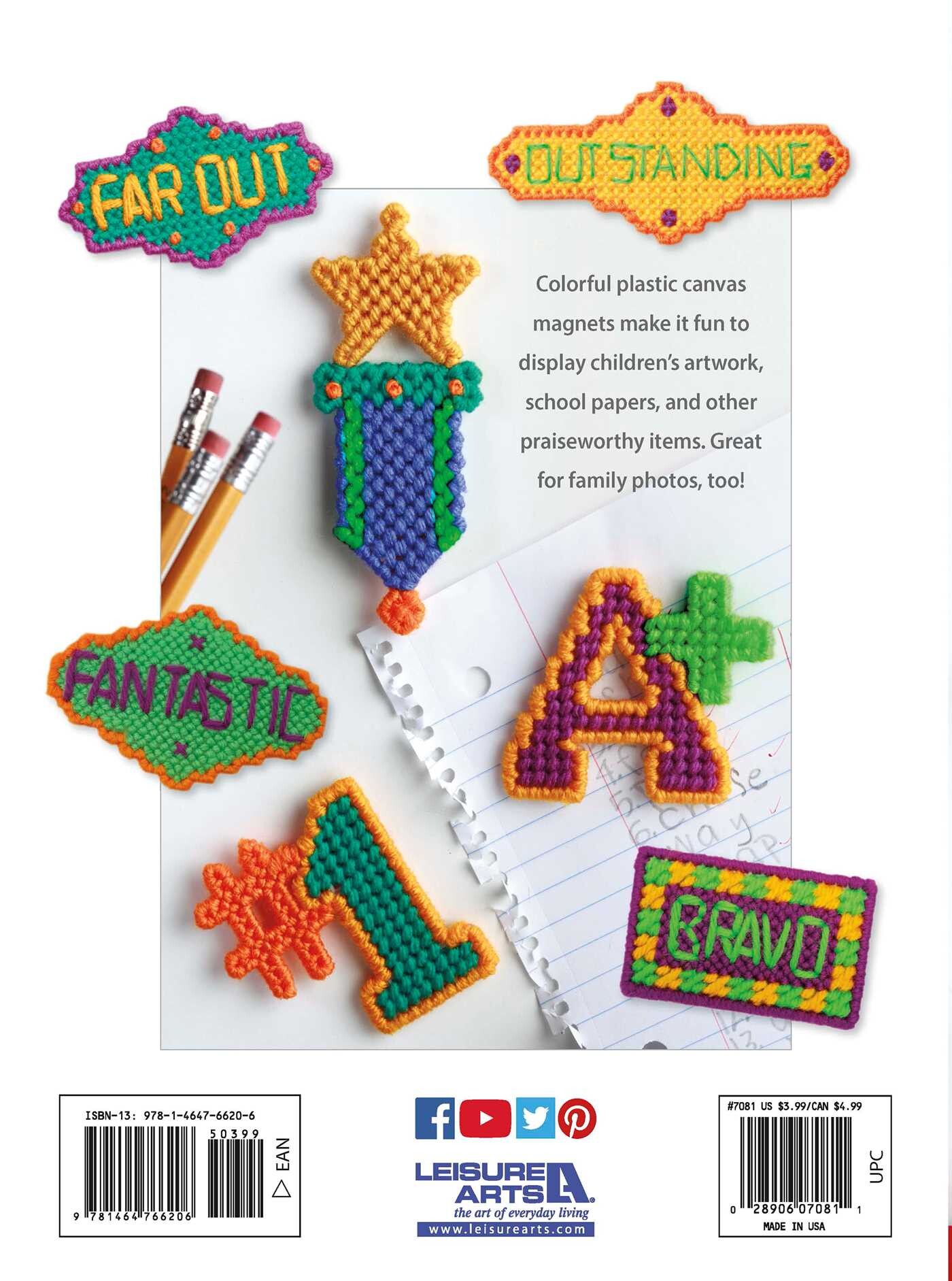 Show Off Magnets in Plastic Canvas