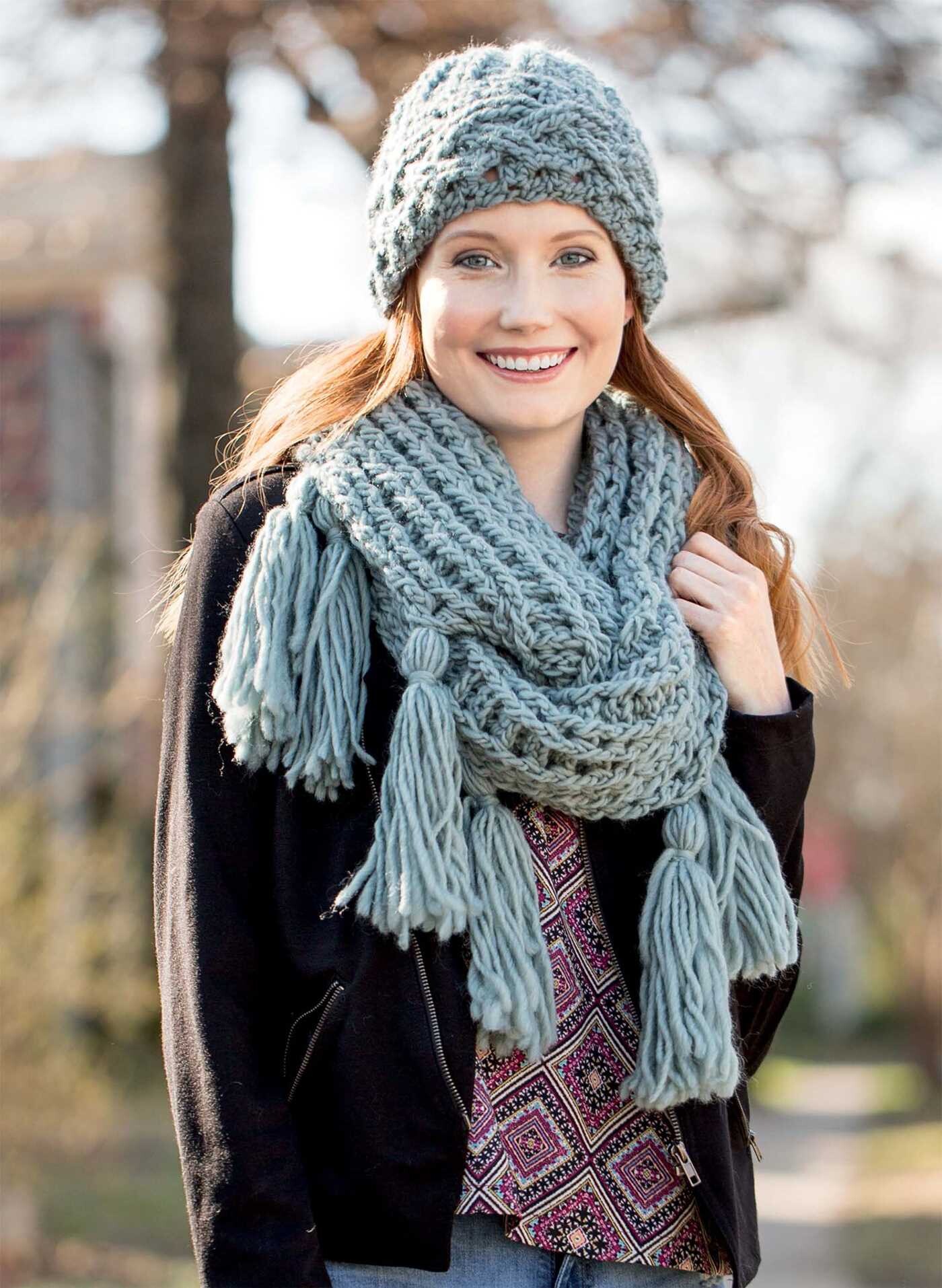 Textured Hats, Scarves, & Cowls