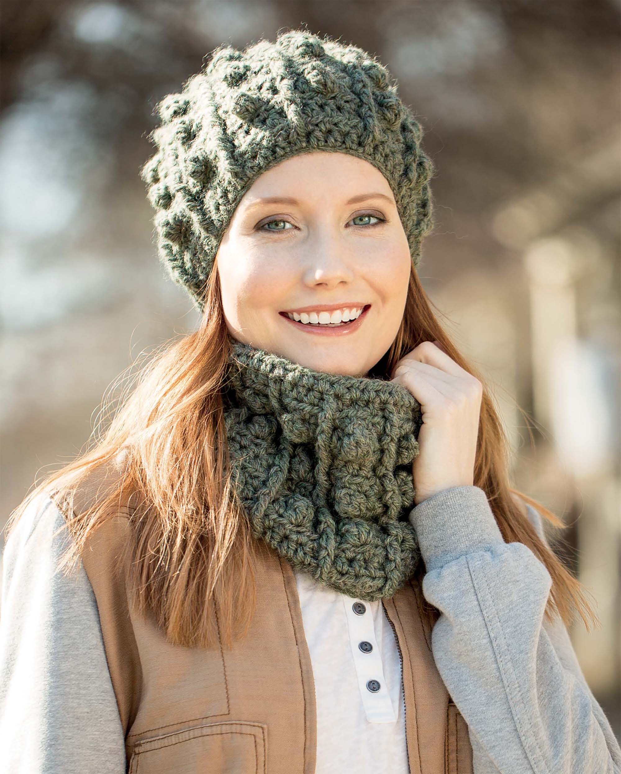 Textured Hats, Scarves, & Cowls
