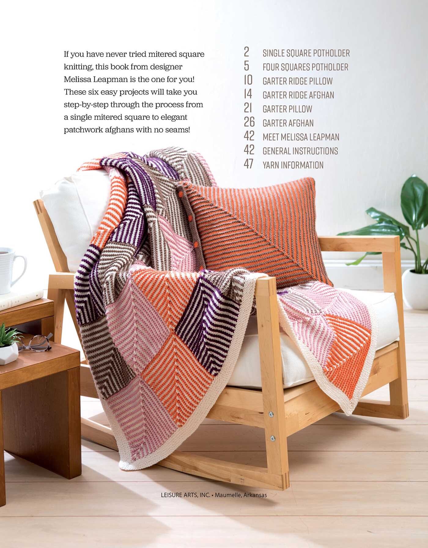 Mitered Square Knitting