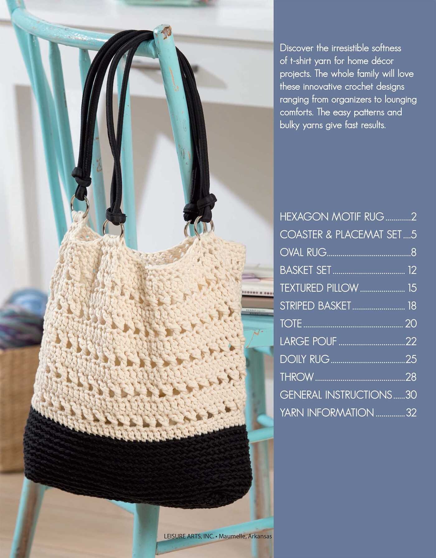 T-Shirt Yarn Home Décor Crochet