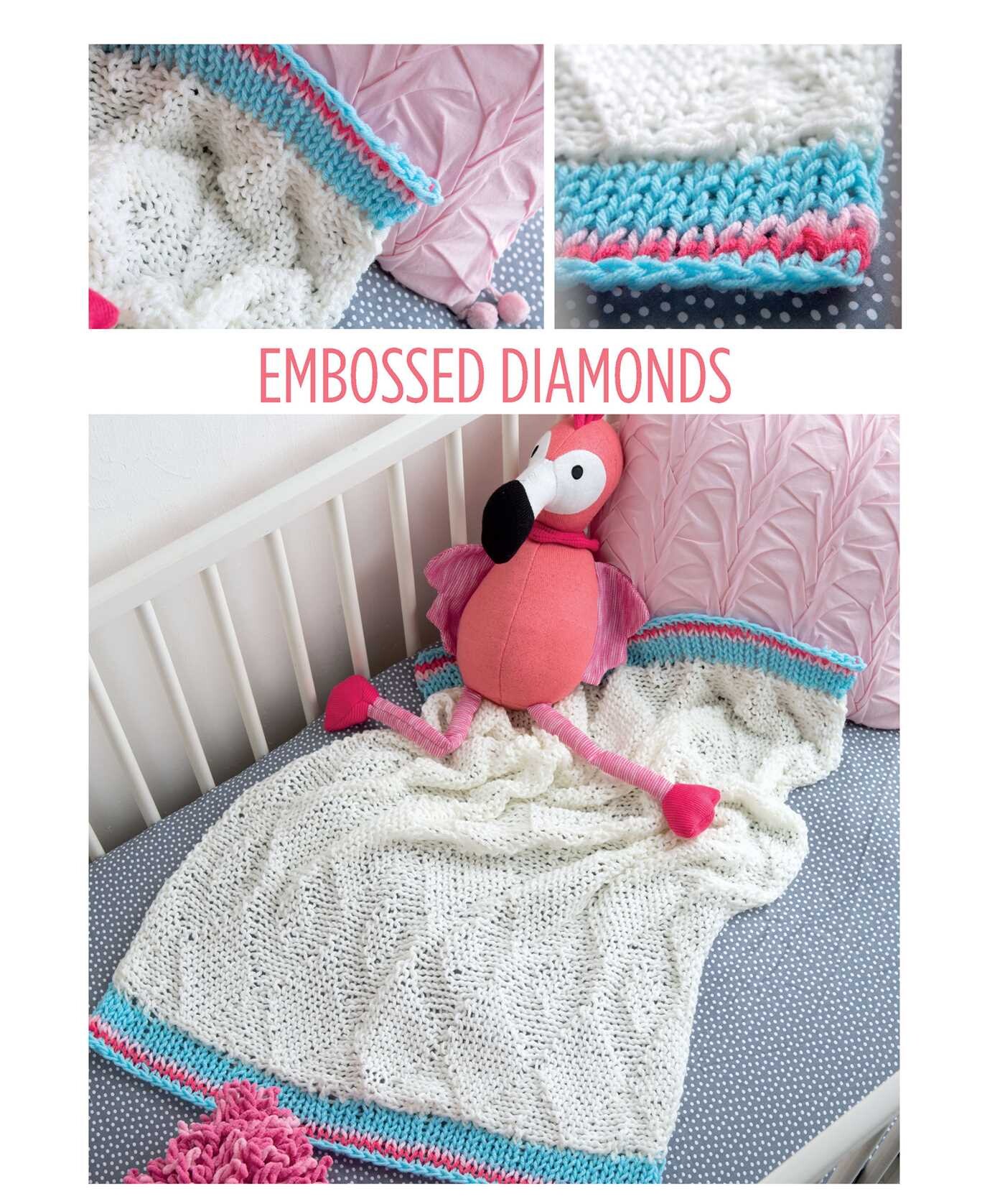 Knit Color Block Blankets