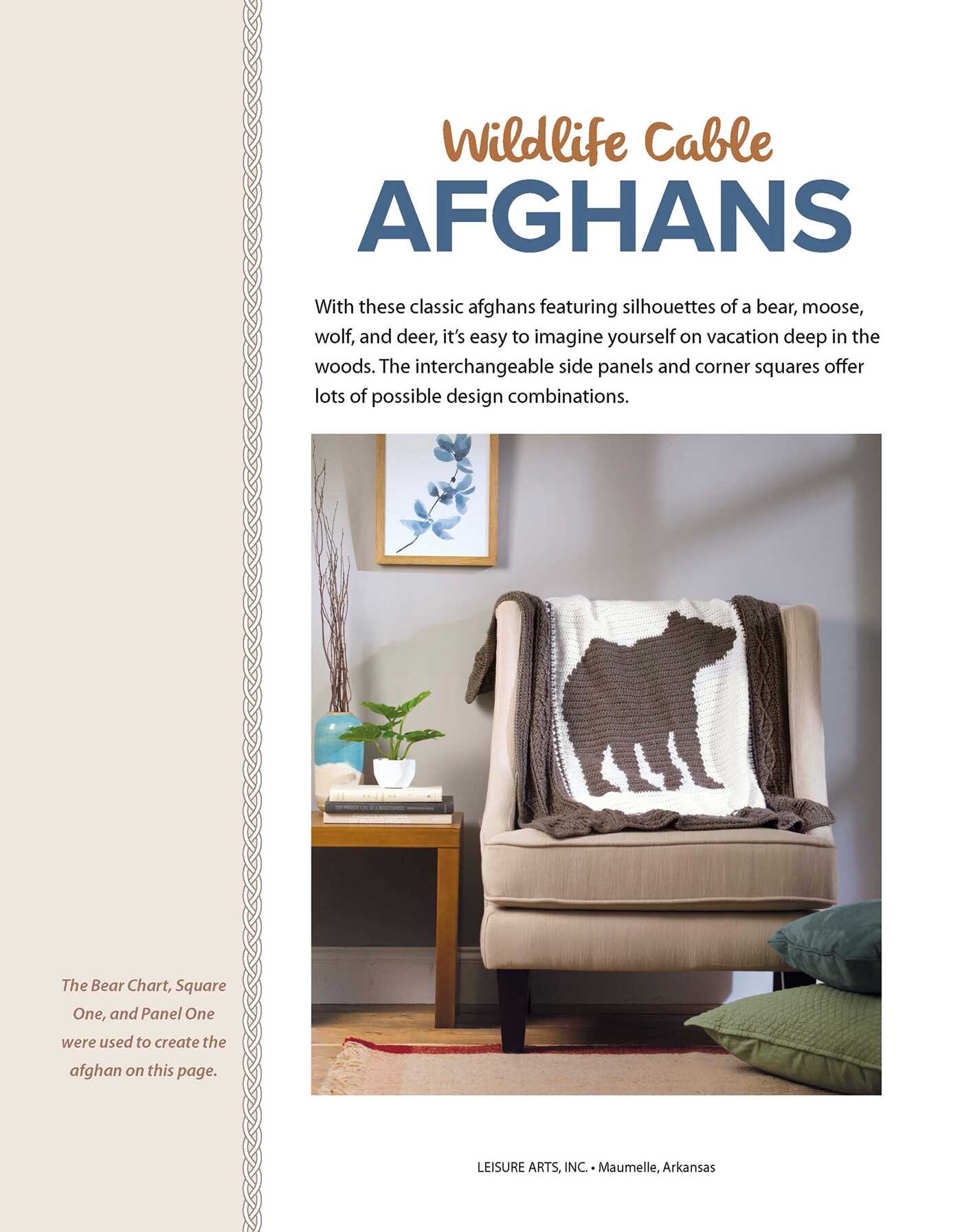 Wildlife Cable Afghans