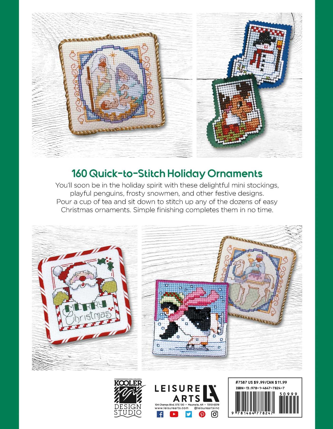 Mini Cross Stitch Ornaments