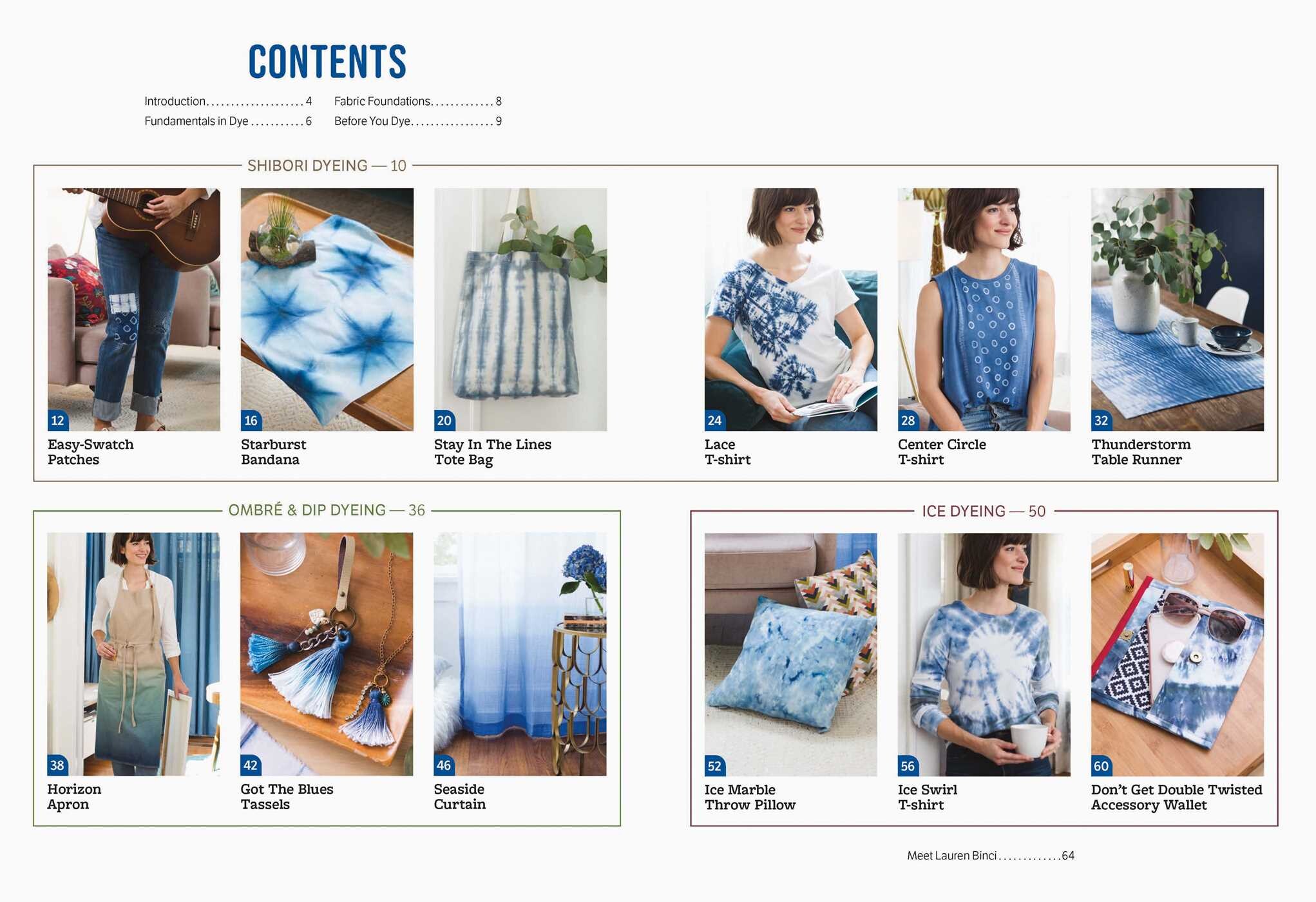 Shibori, Ice & Dip Dyeing
