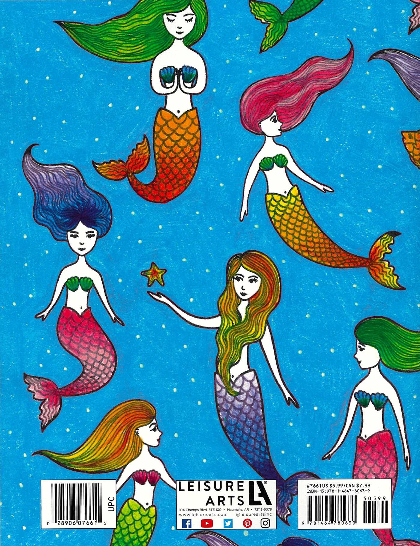 Mermaid at Heart Coloring Book
