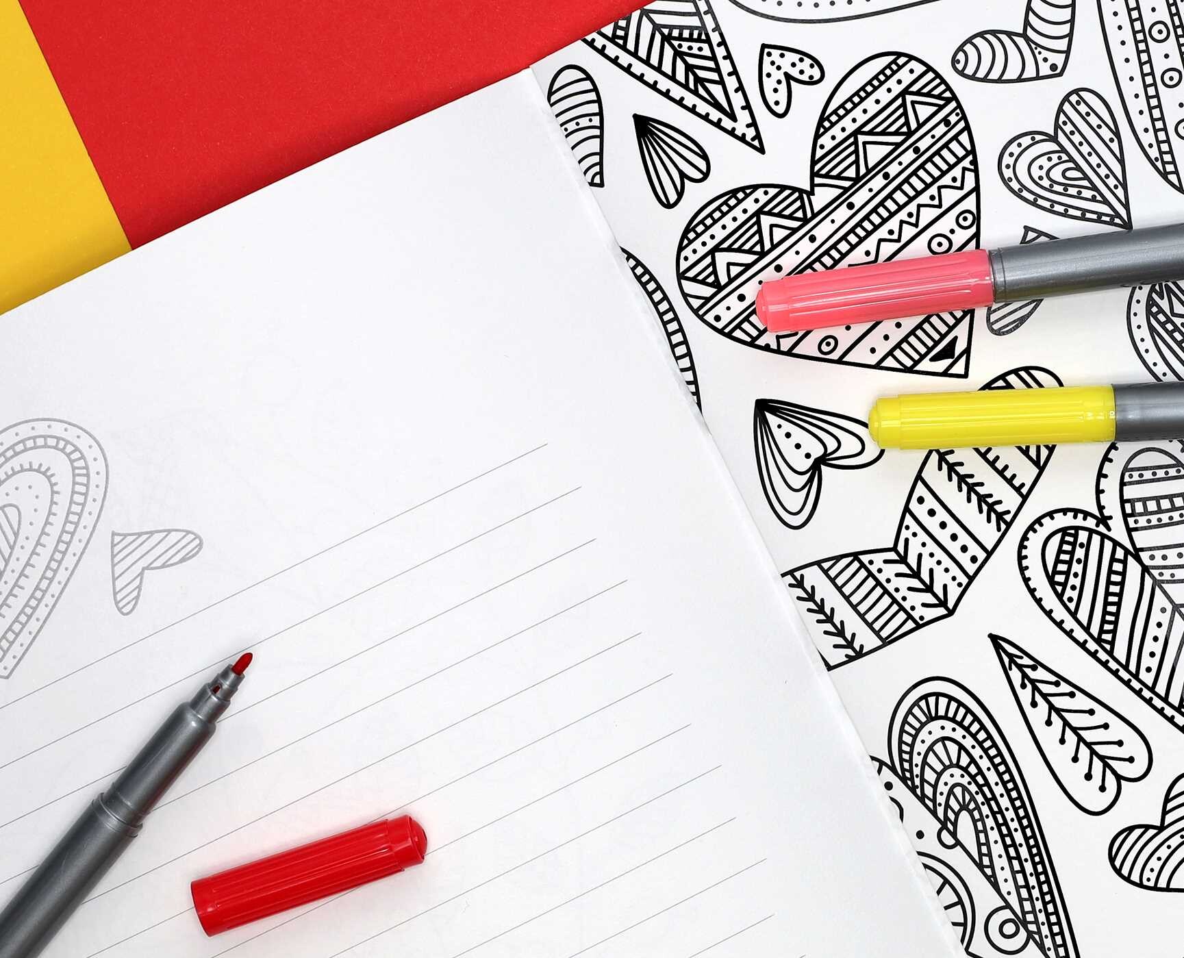 Grateful Hearts Coloring Book