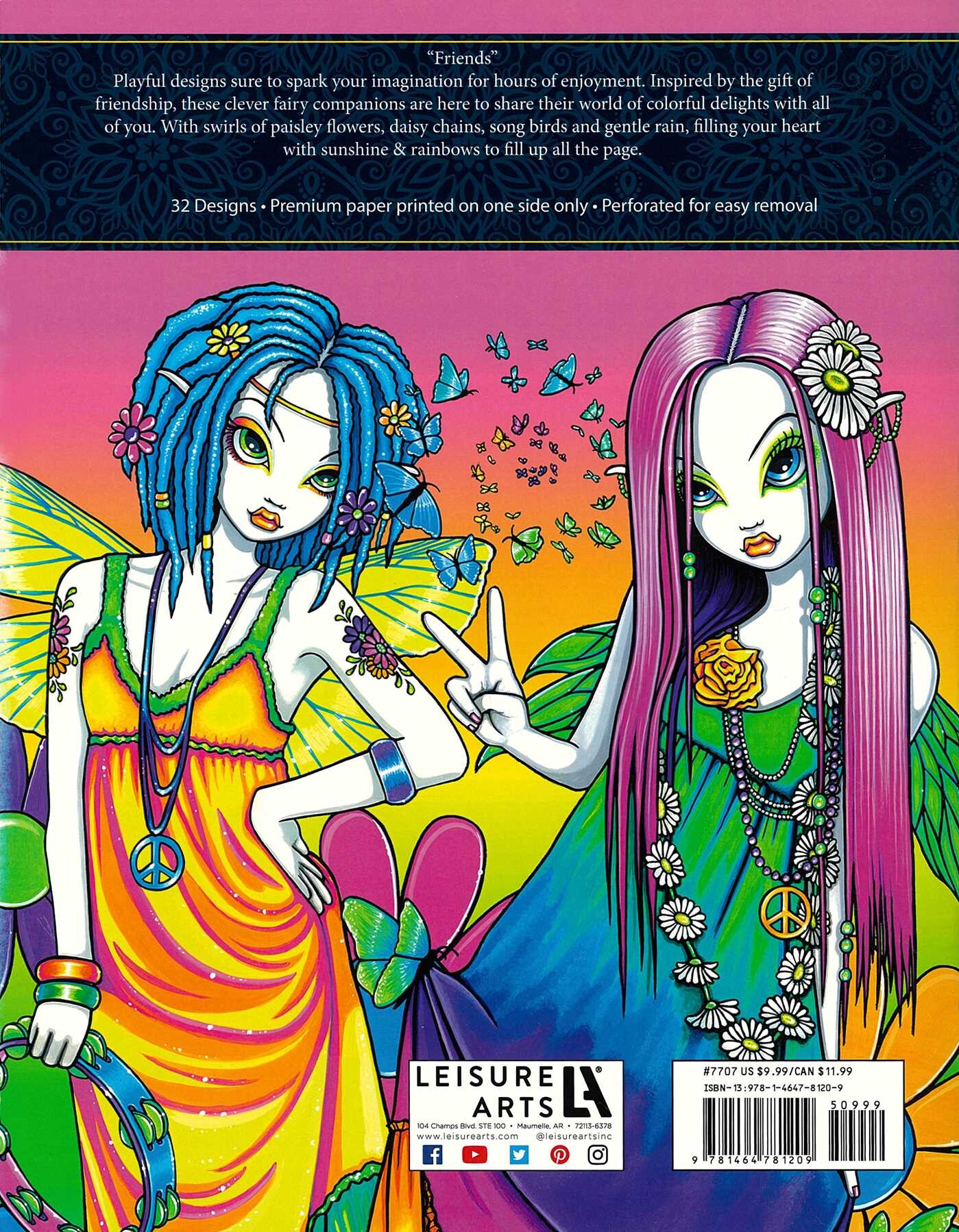 Friends—32 Designs; Myka Jelina Coloring Collection