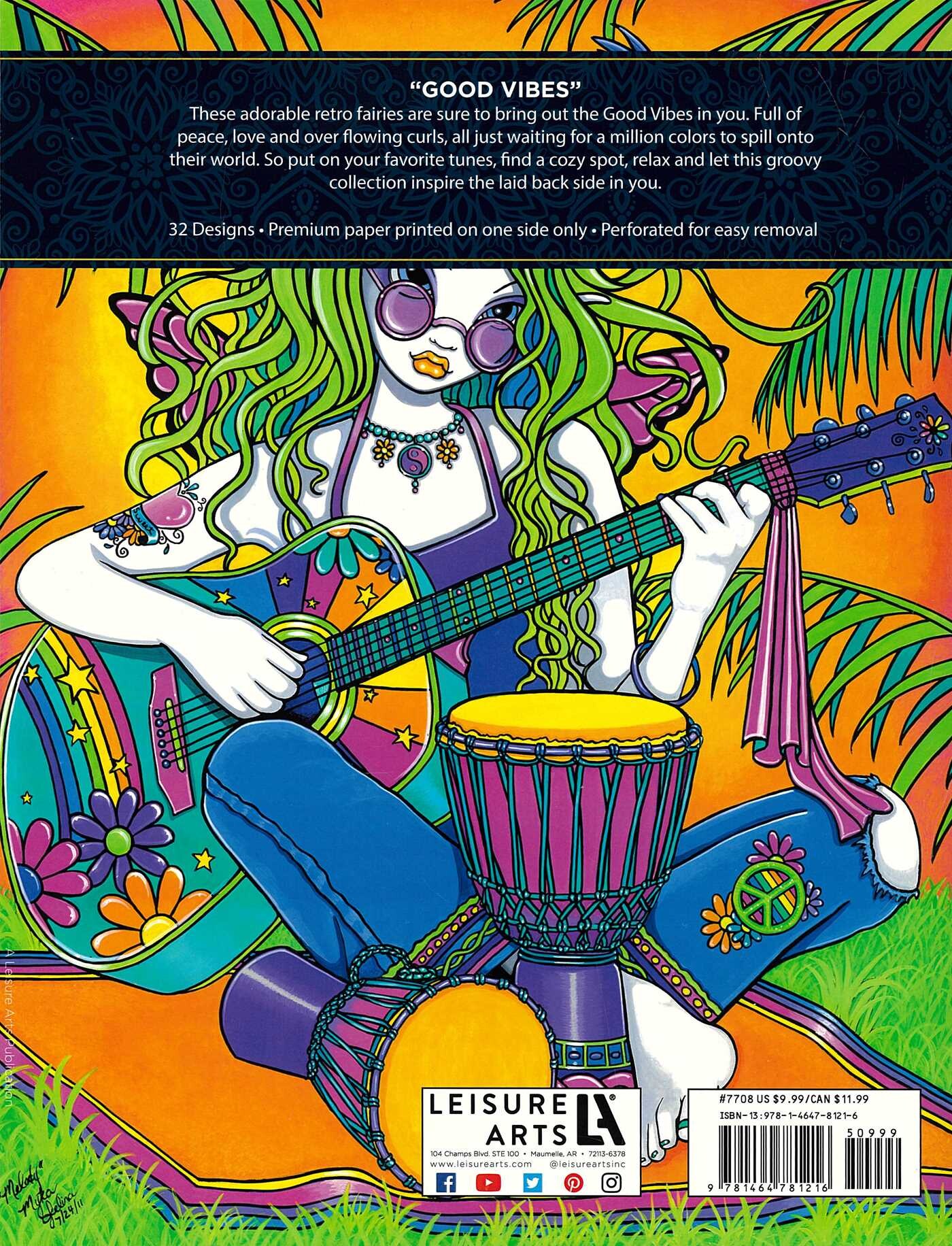 Good Vibes—32 Designs; Myka Jelina Coloring Collection