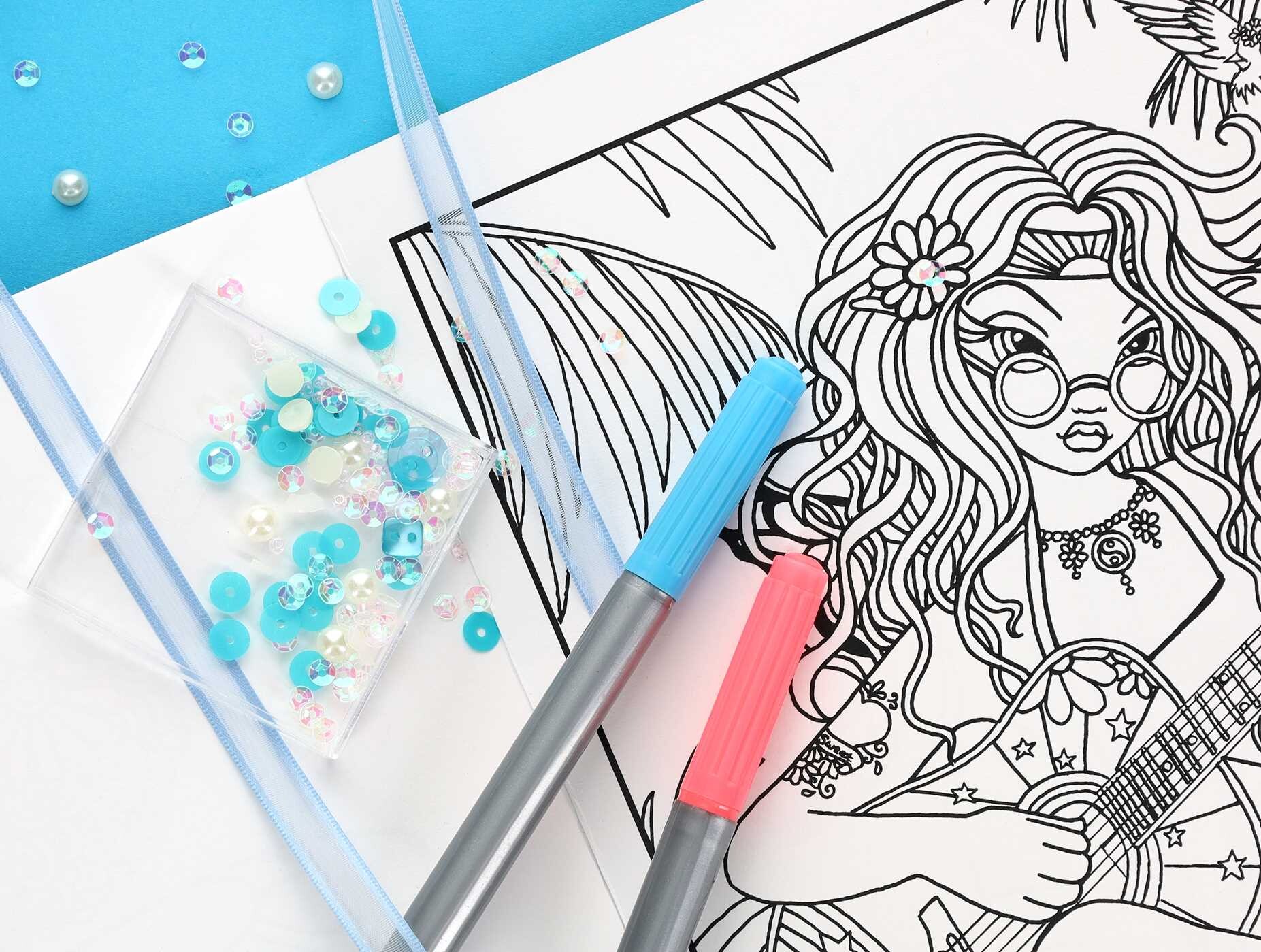 Good Vibes—32 Designs; Myka Jelina Coloring Collection