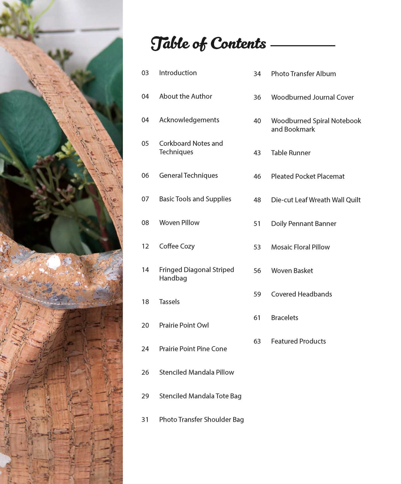 Cork Creations—20+ Modern Sew & No-Sew Cork Creations