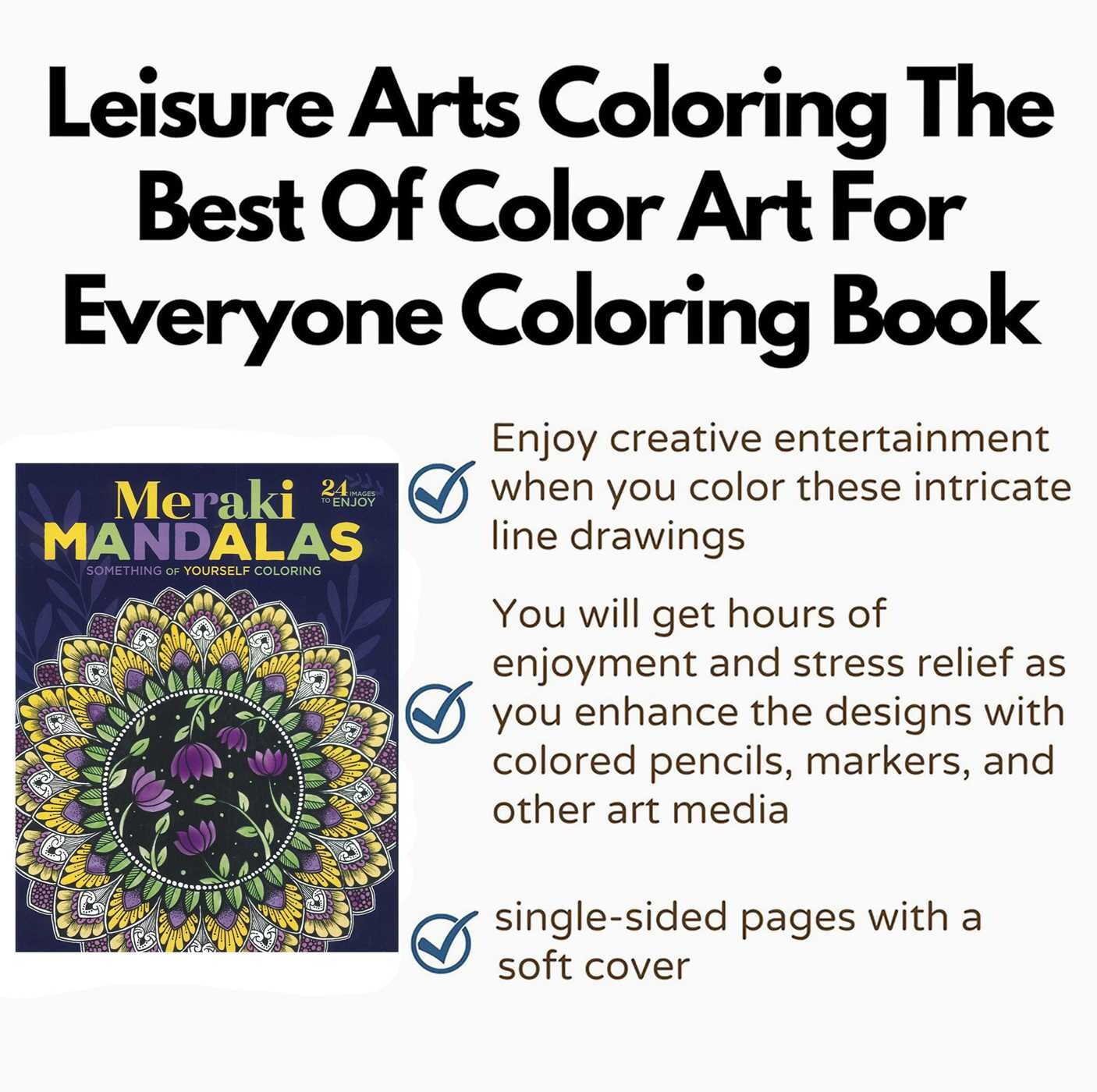 Meraki Mandalas Coloring Book