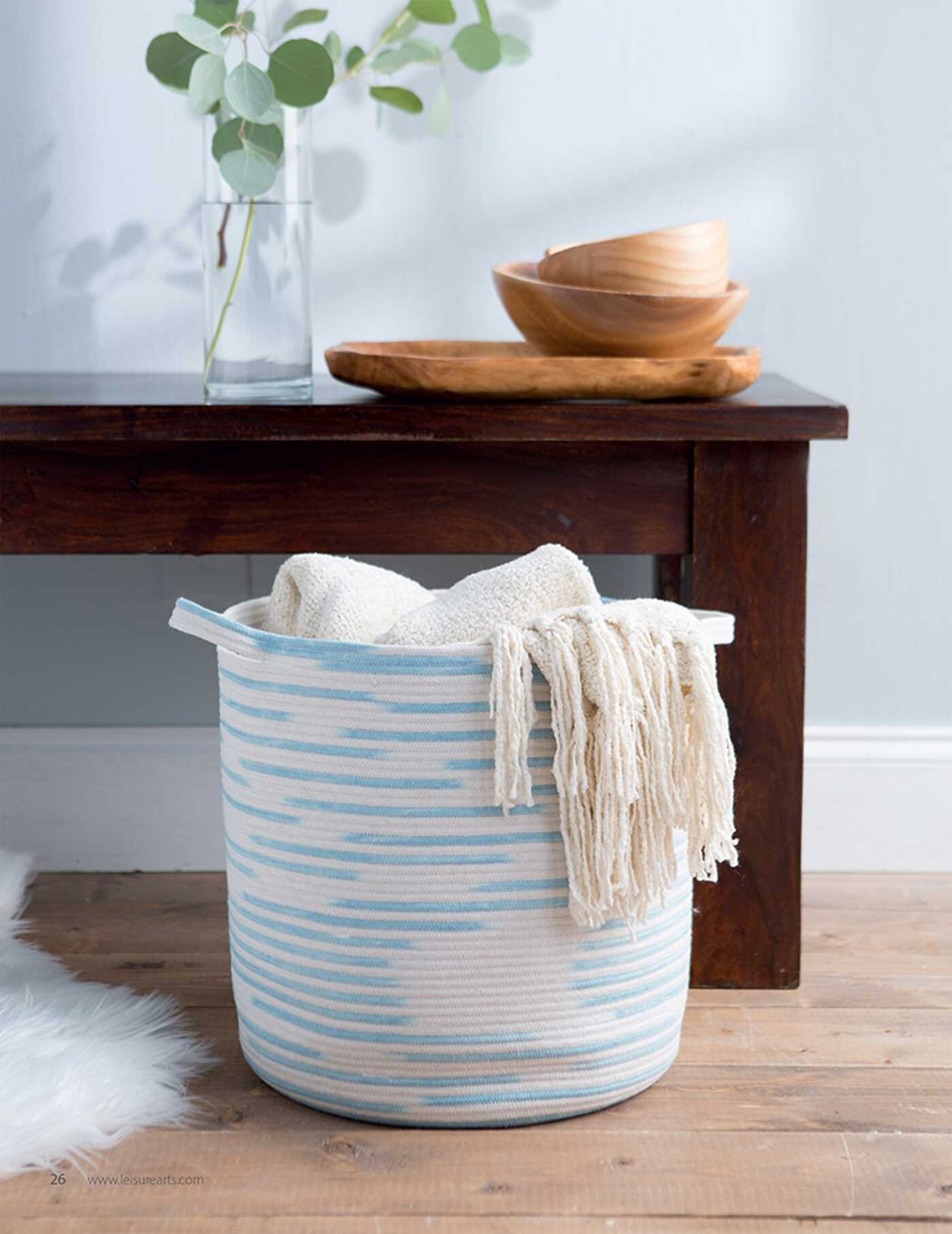 Learn to Make Rope Baskets