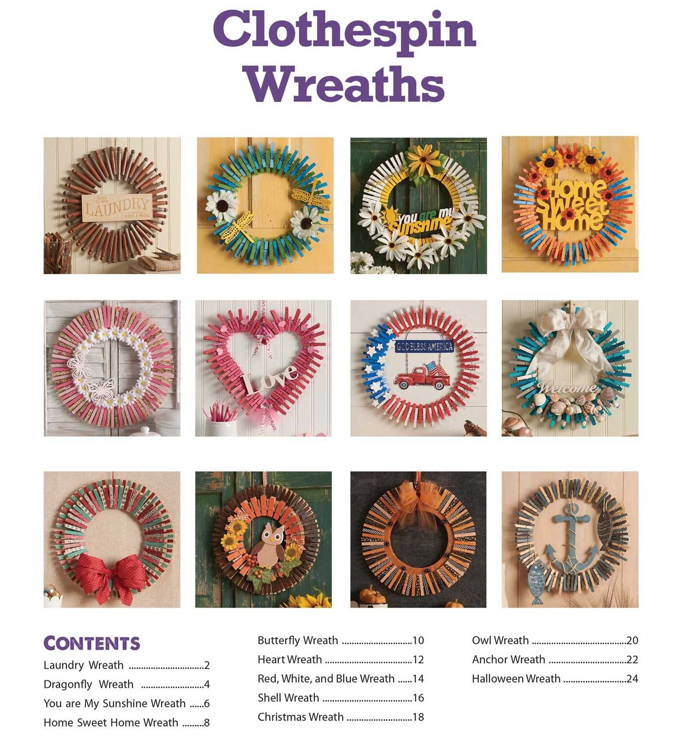 Clothespin Wreaths