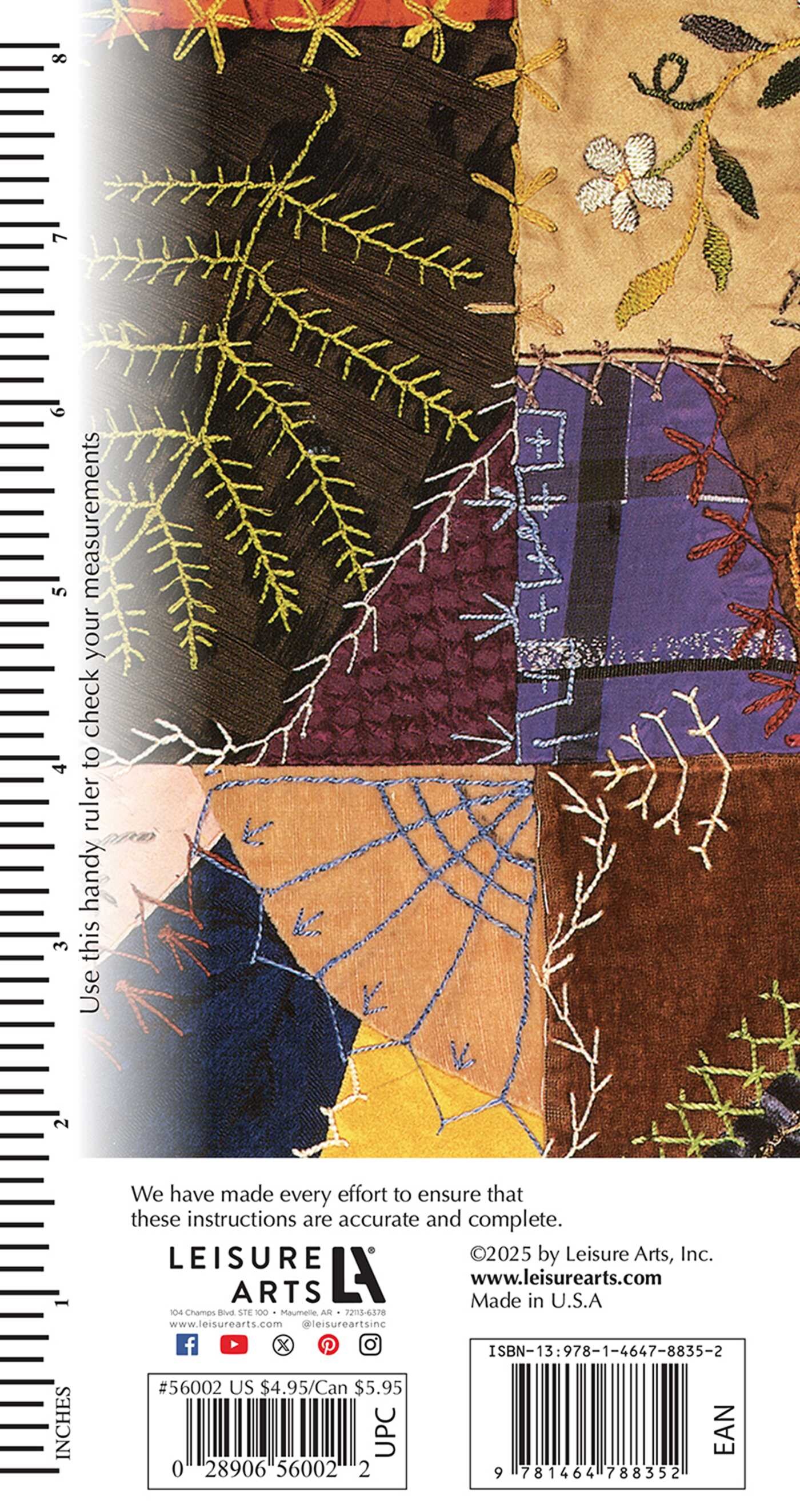 Crazy Quilt Stitches Pocket Guide