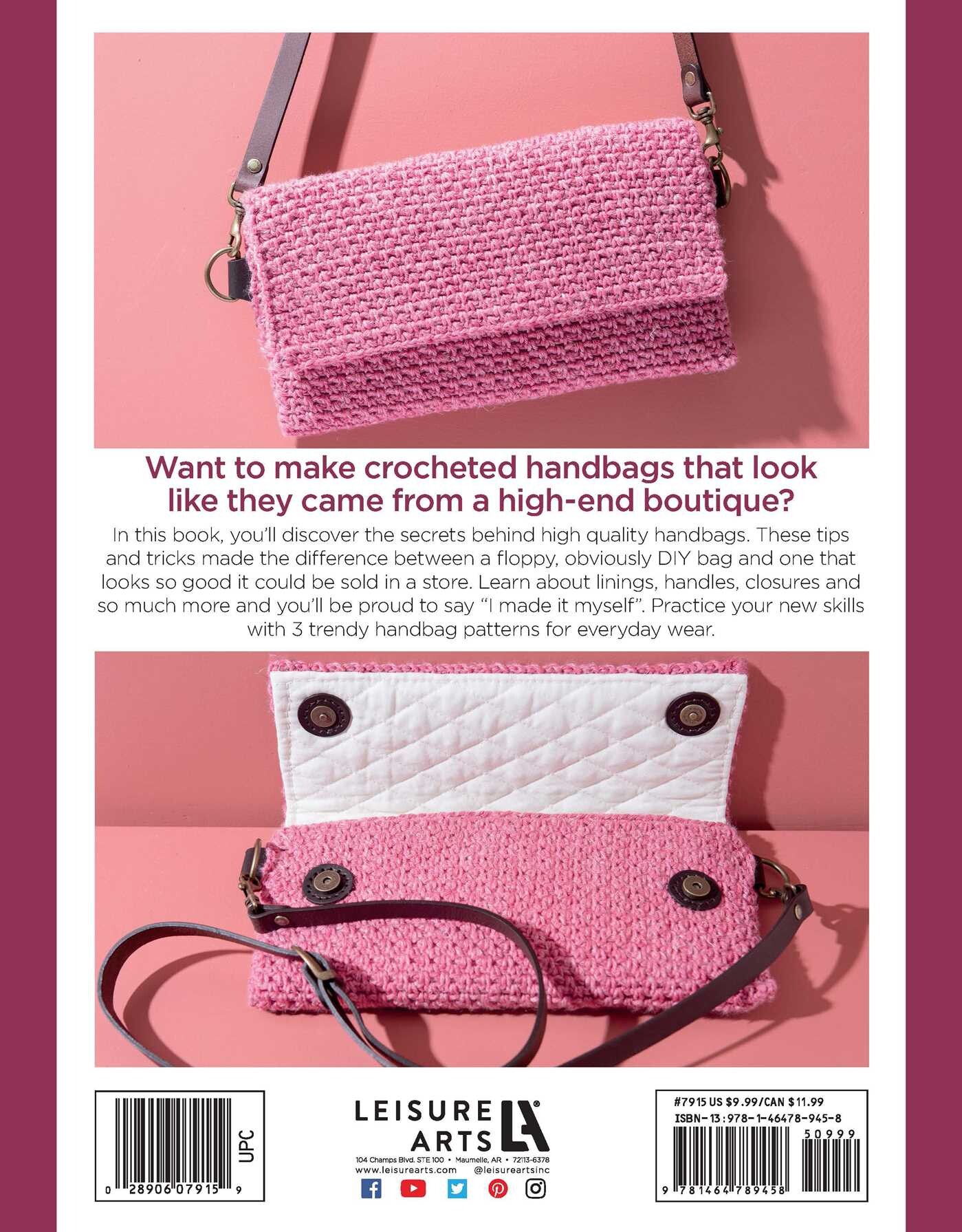 Crochet Handcrafted Handbags Book 1