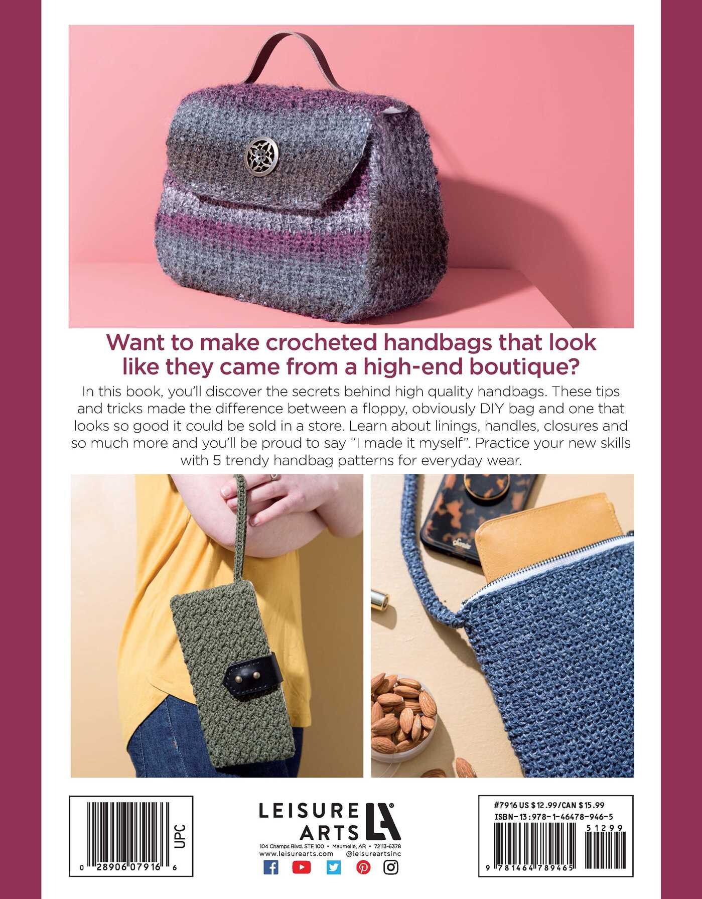 Crochet Handcrafted Handbags Book 2