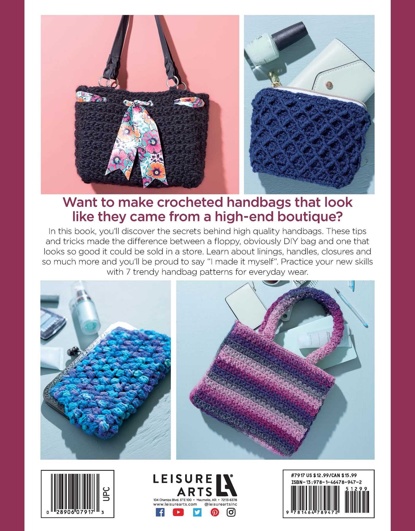Crochet Handcrafted Handbags Book 3