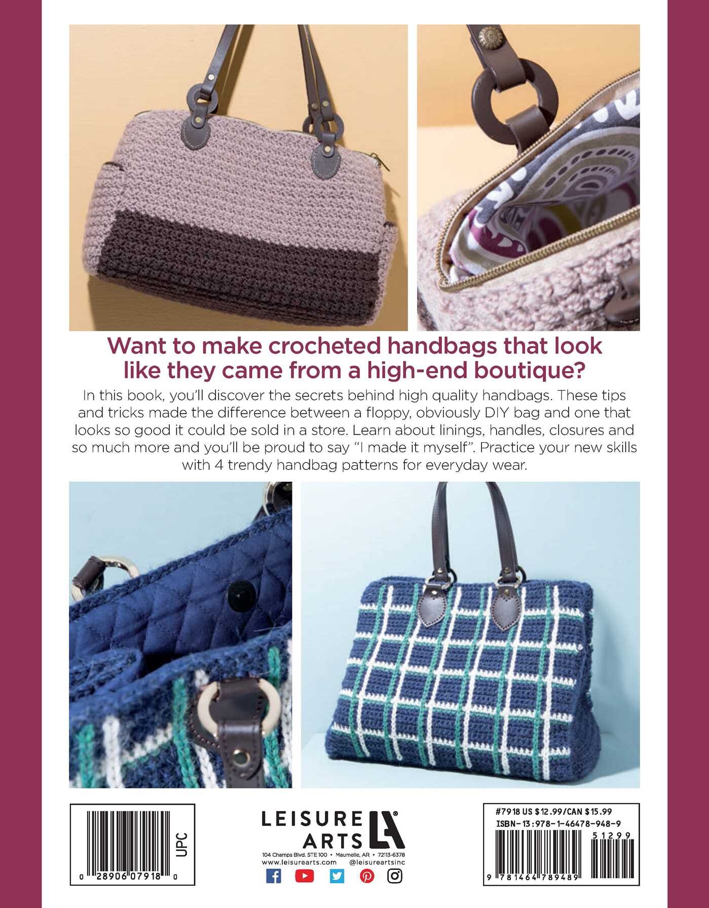Crochet Handcrafted Handbags Book 4