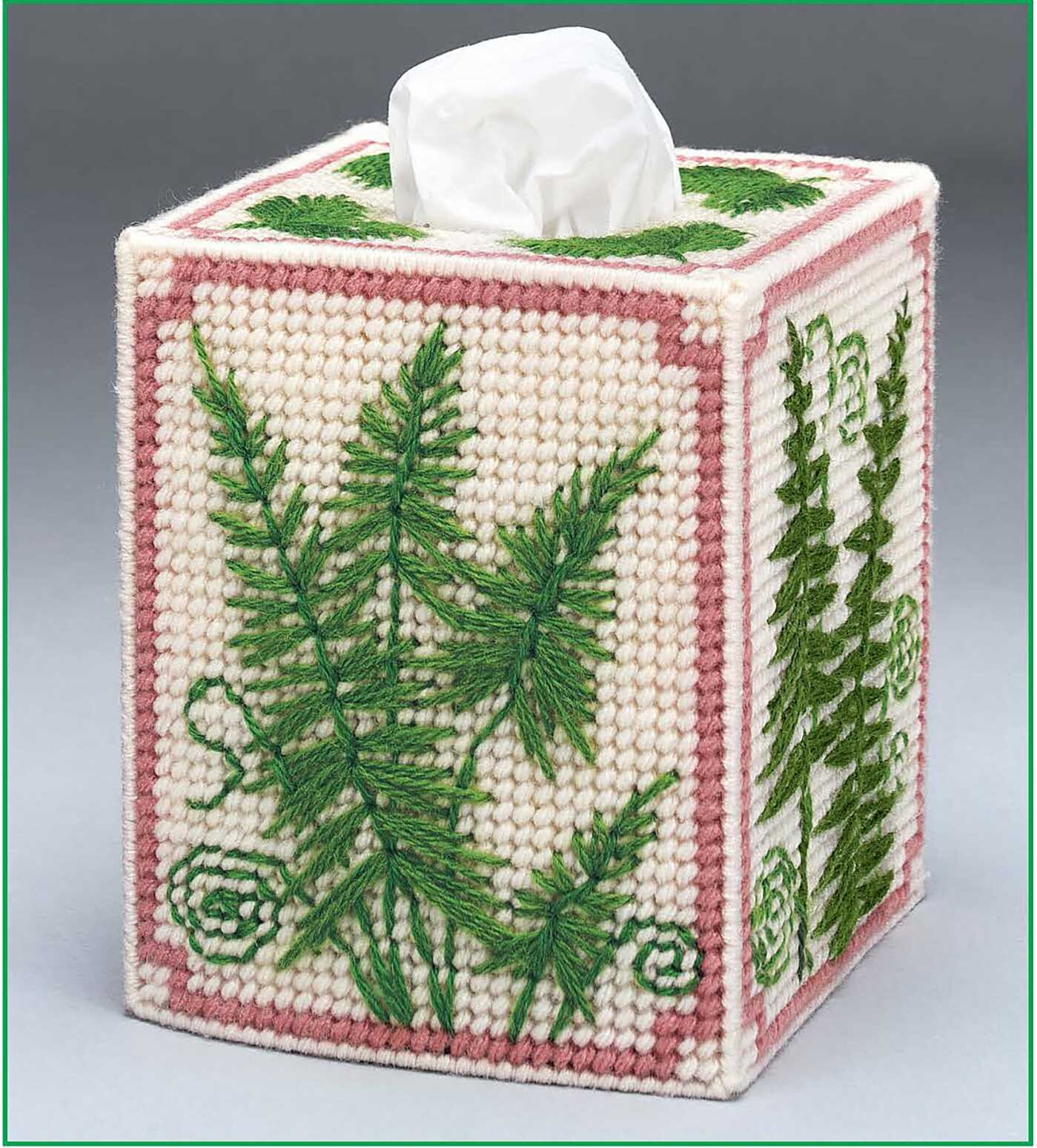Room by Room Pastic Canvas Tissue Box Covers