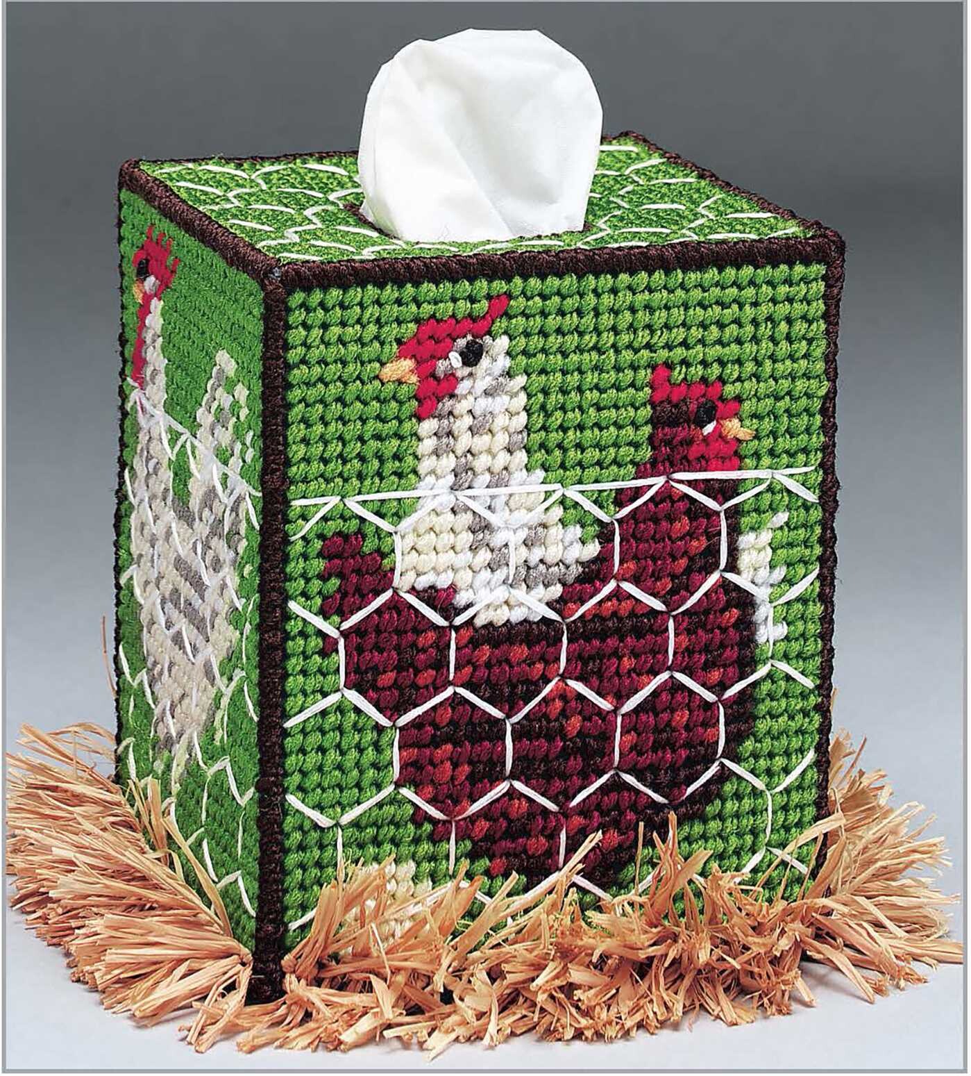 Room by Room Pastic Canvas Tissue Box Covers
