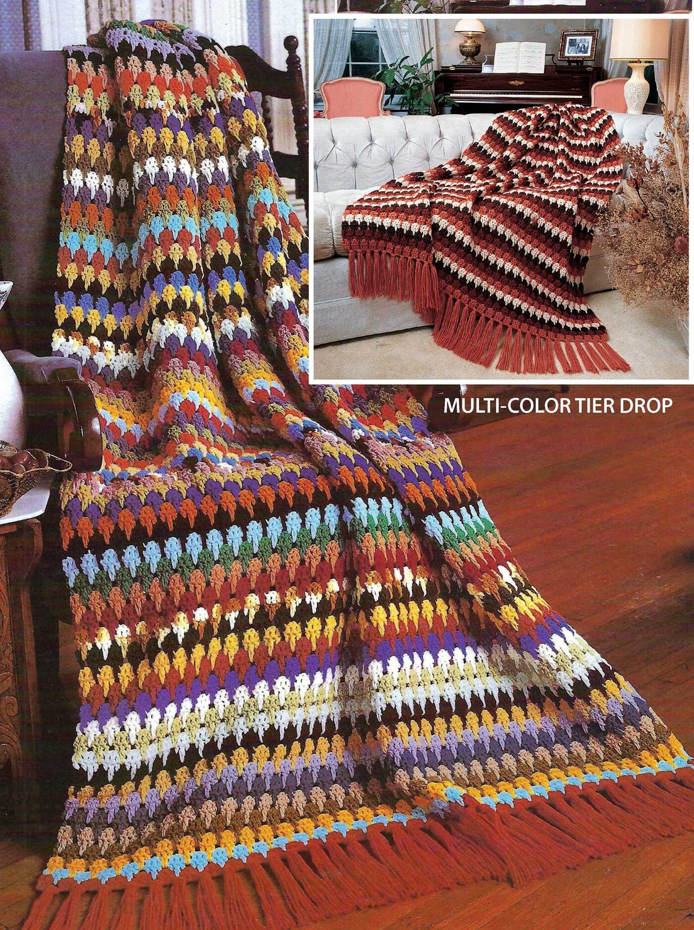 Crocheted Scraps to Beauty Afghans