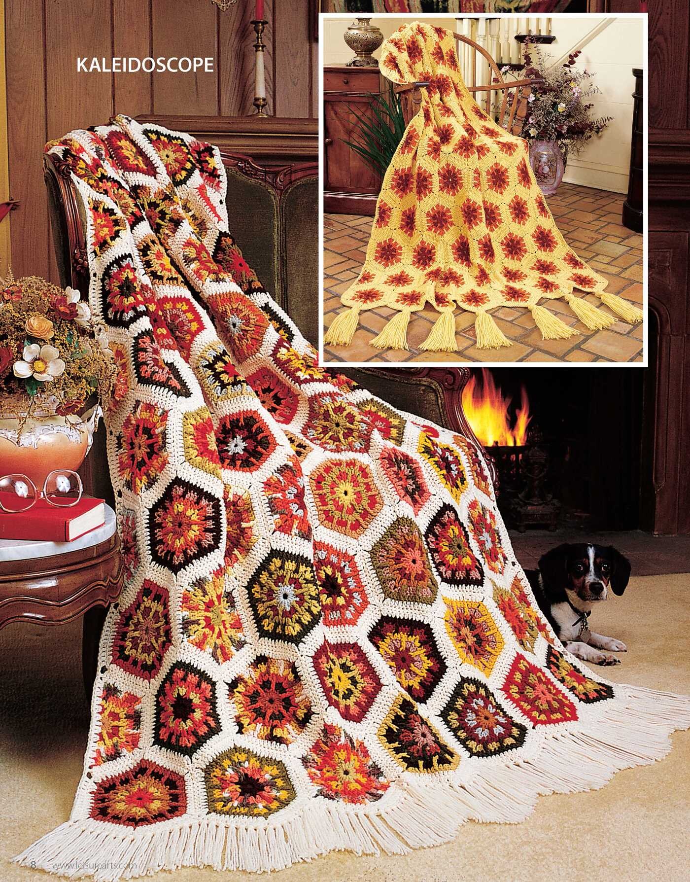 Crocheted Scraps to Beauty Afghans
