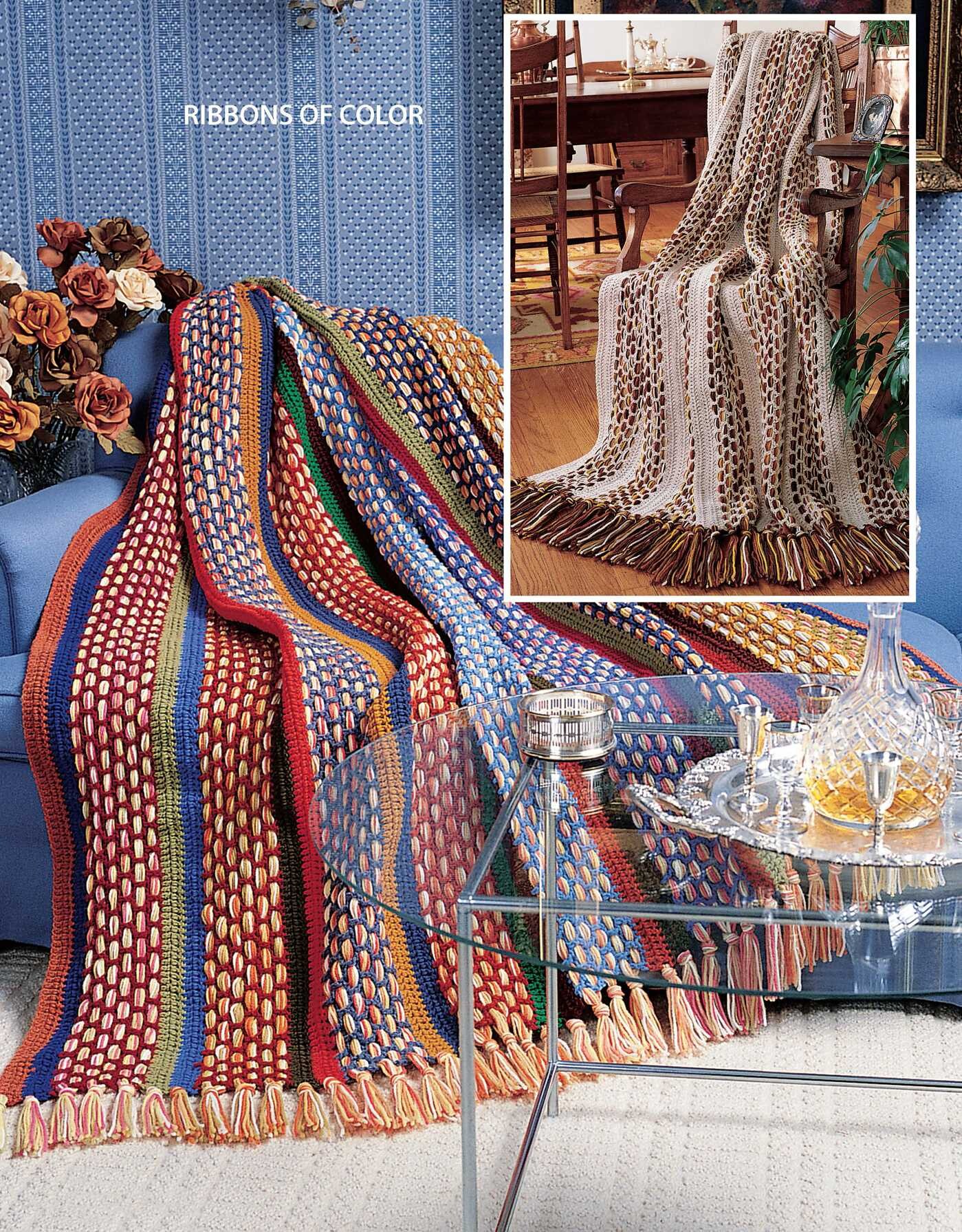 Crocheted Scraps to Beauty Afghans