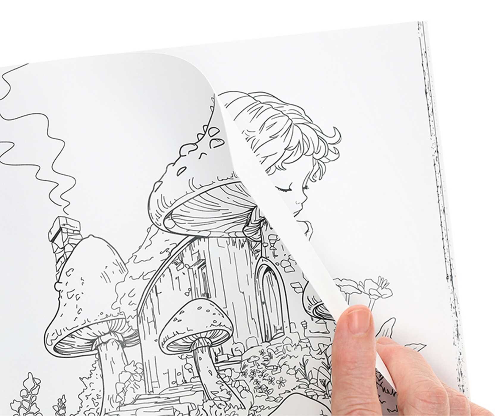 Enchanted Gardens—36 Magical Fantasy Designs for Adult Coloring