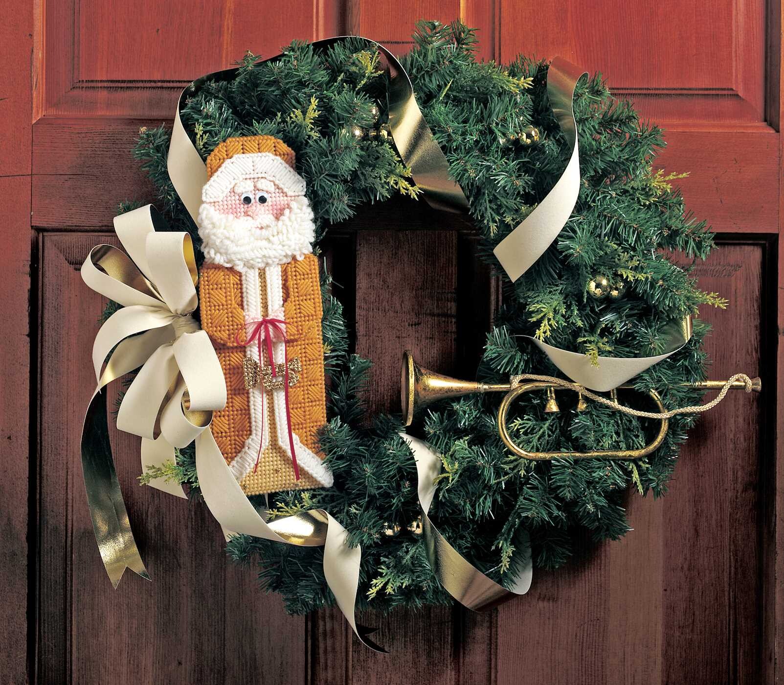 Santa Line-Ups in Plastic Canvas