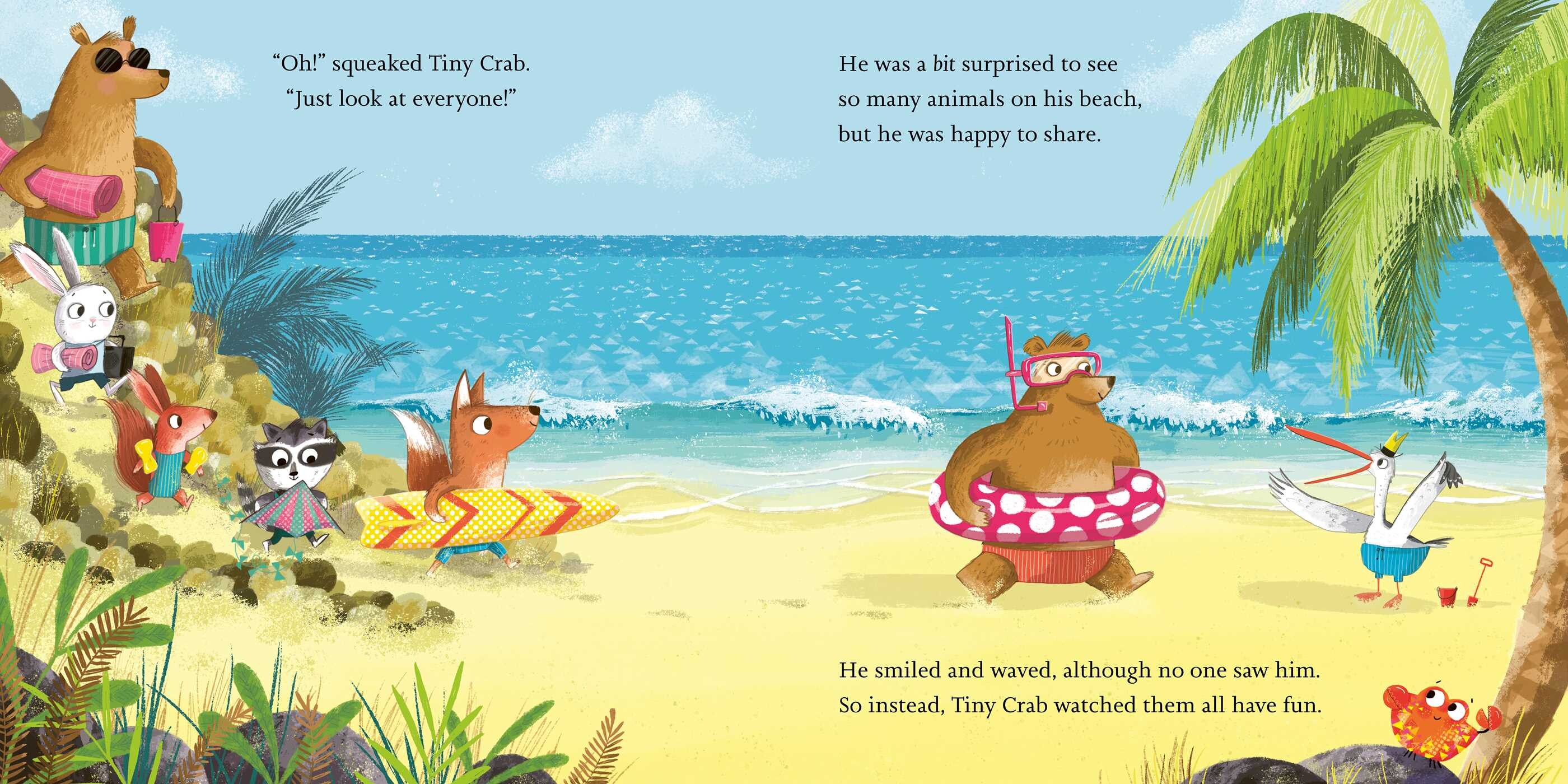 Tiny Crab is a Tidy Crab