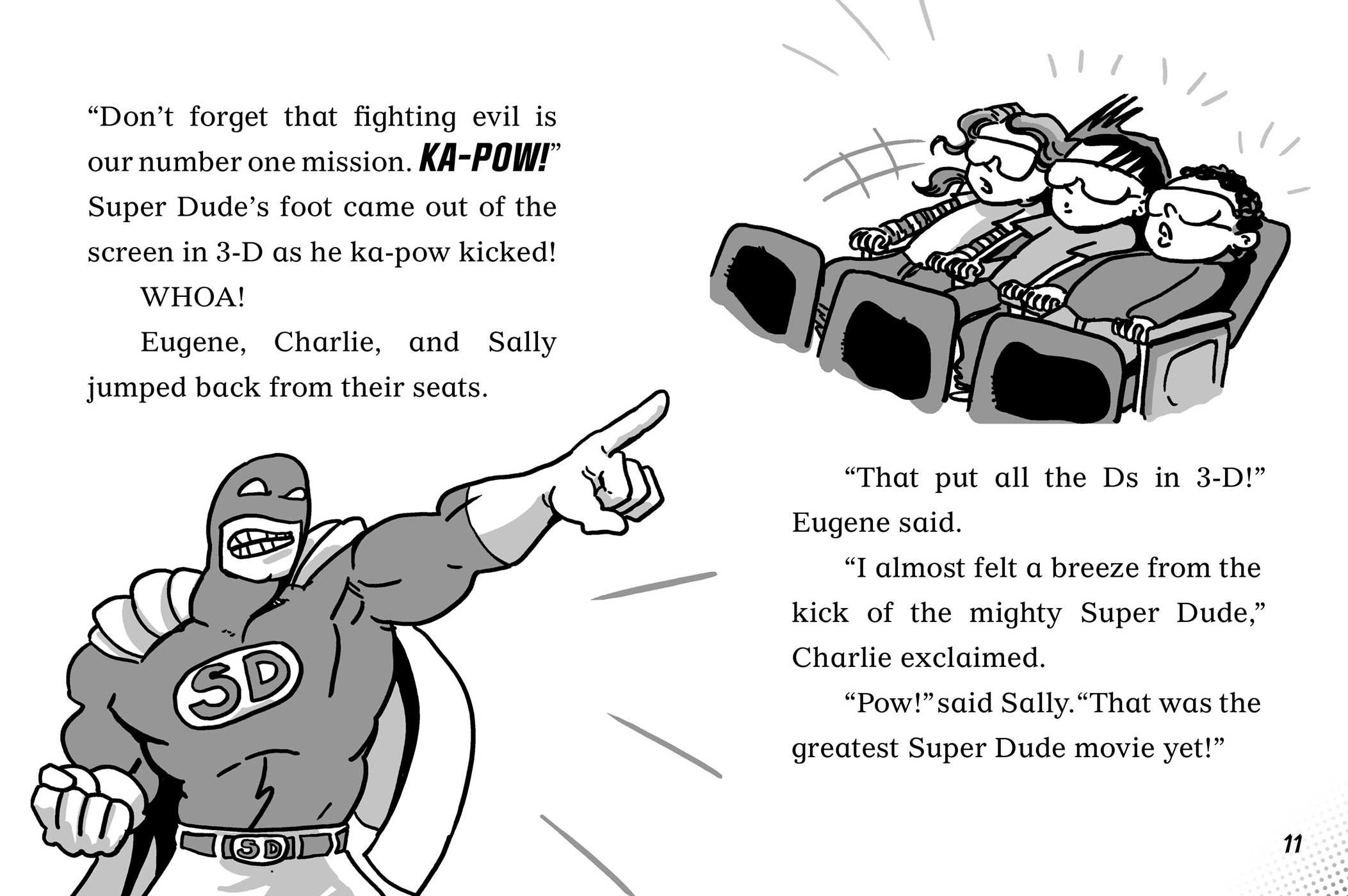 Captain Awesome Meets Super Dude!