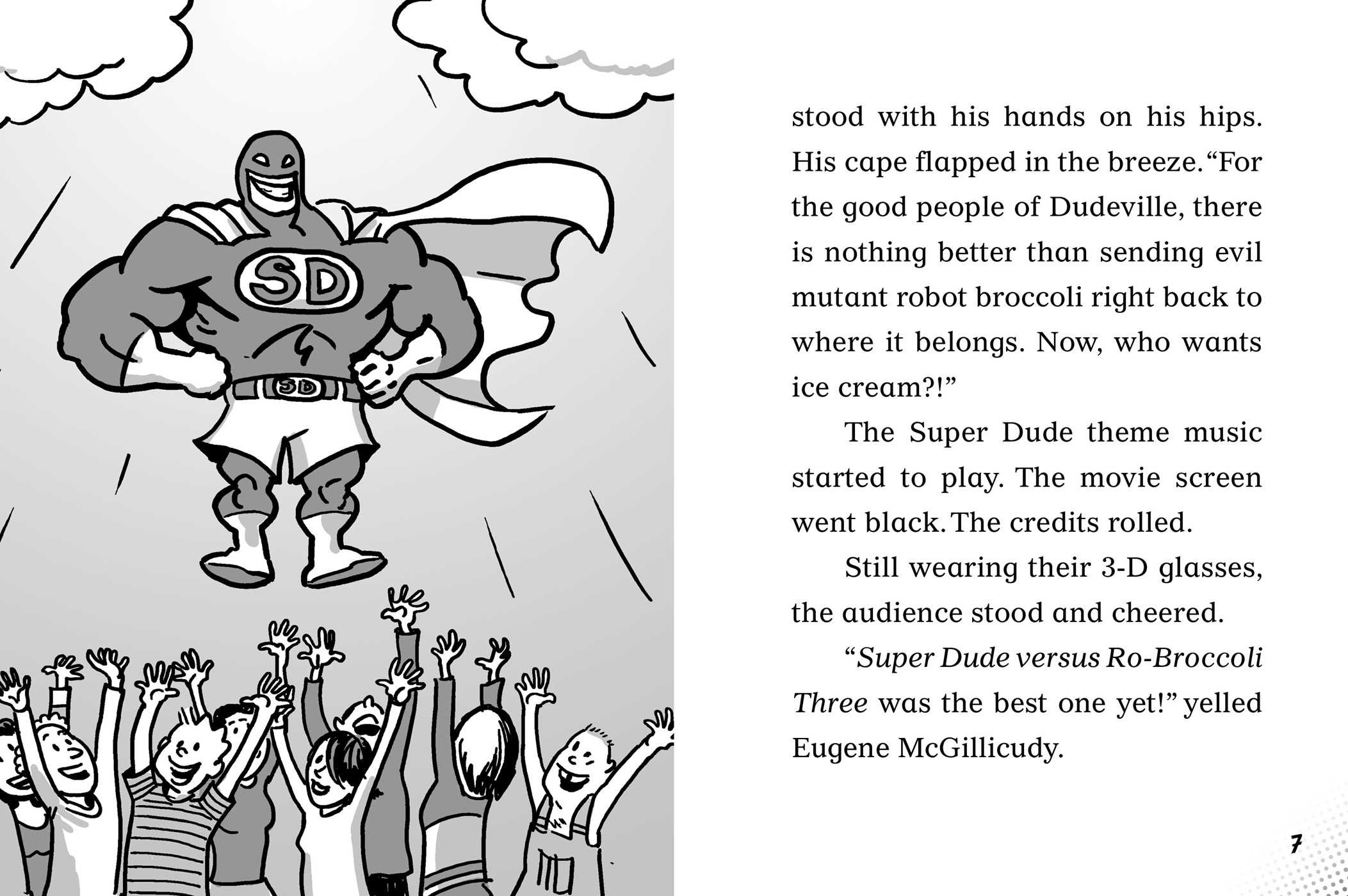 Captain Awesome Meets Super Dude!