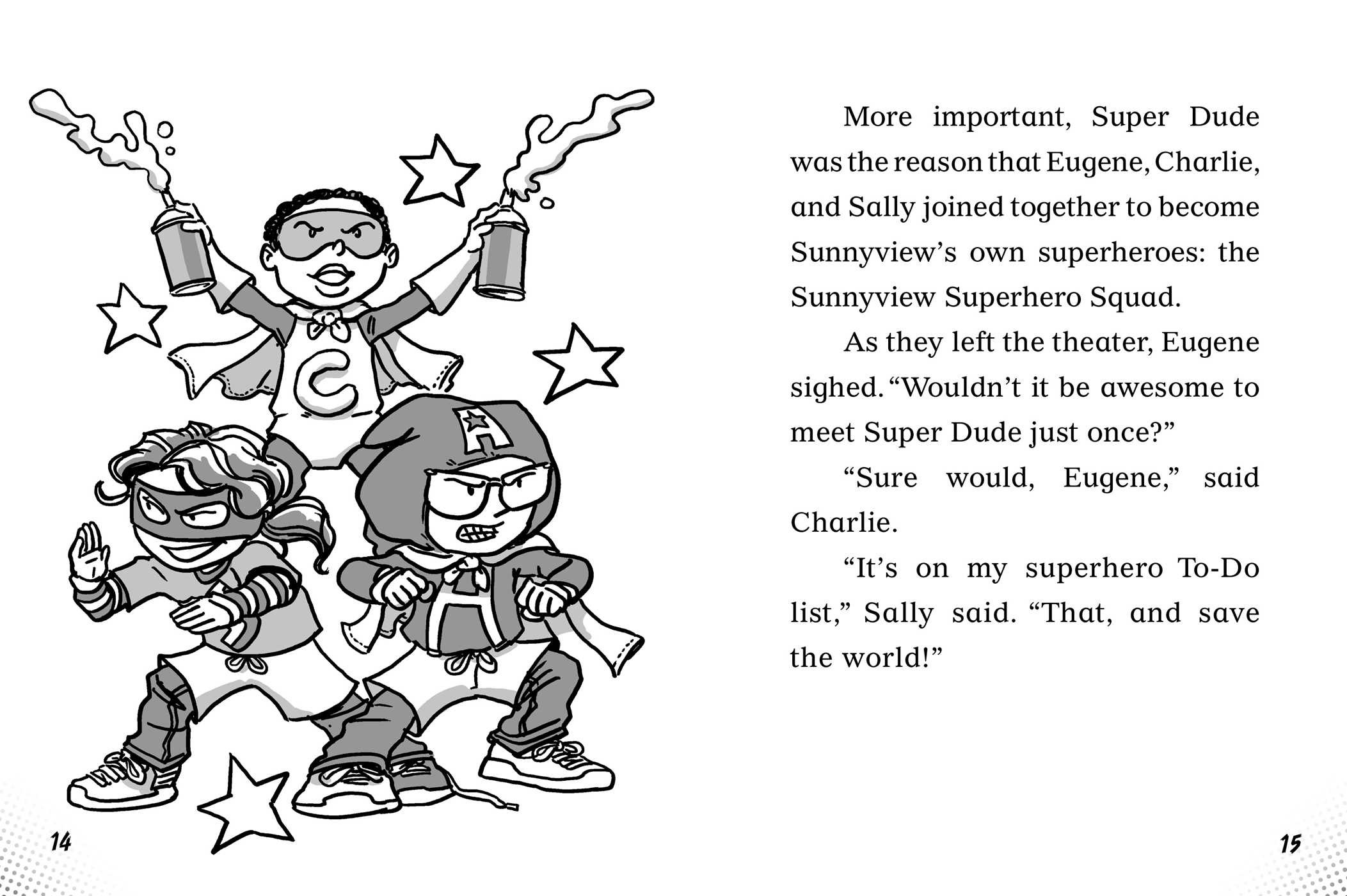 Captain Awesome Meets Super Dude!