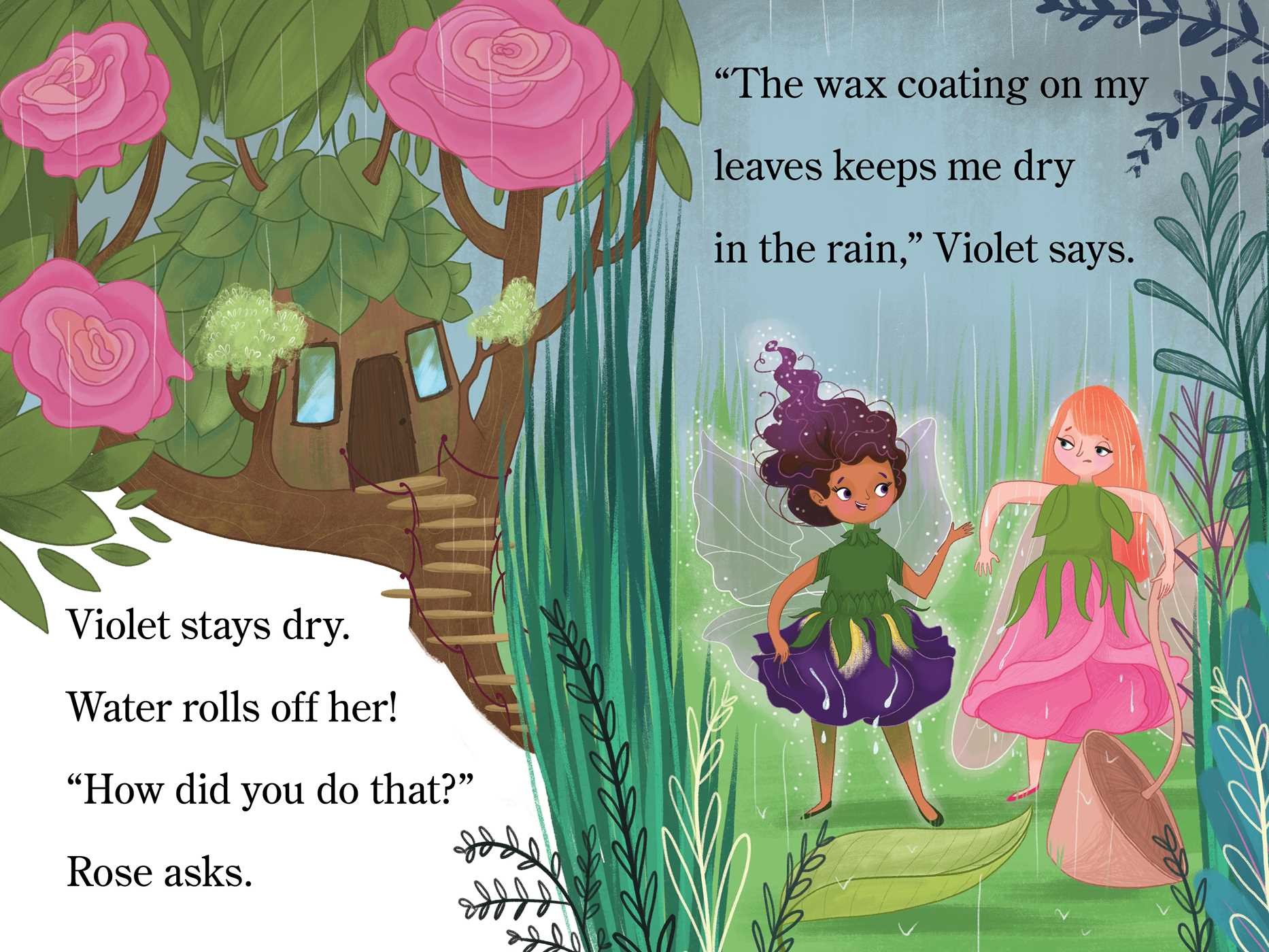 Violet Fairy Gets Her Wings