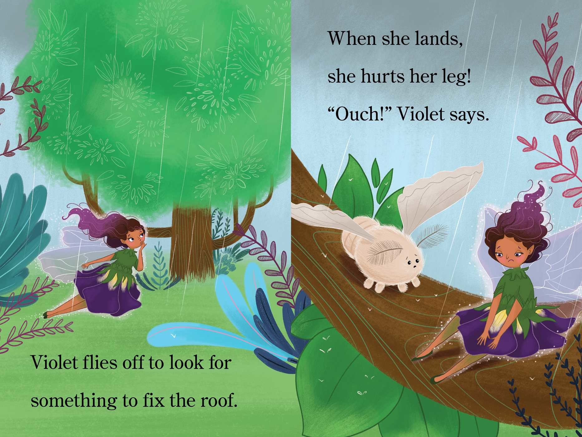 Violet Fairy Gets Her Wings