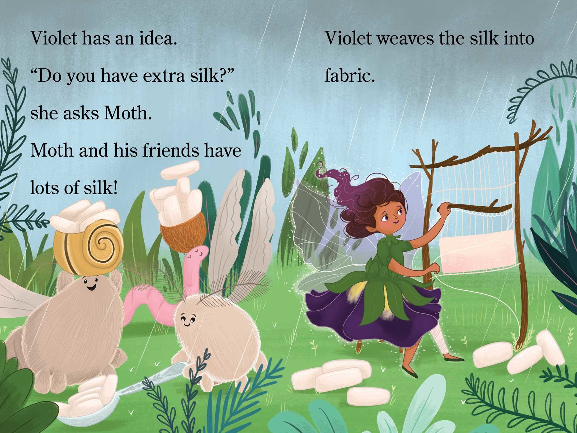 Violet Fairy Gets Her Wings