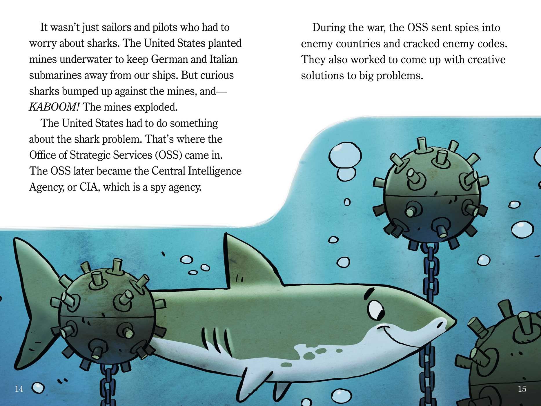 Secret Agents! Sharks! Ghost Armies!