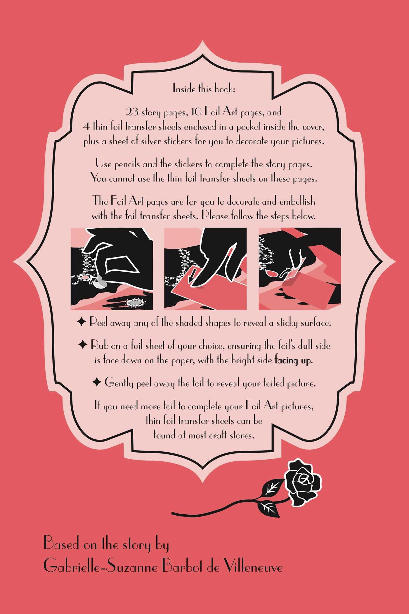 Foil Art: Beauty and the Beast