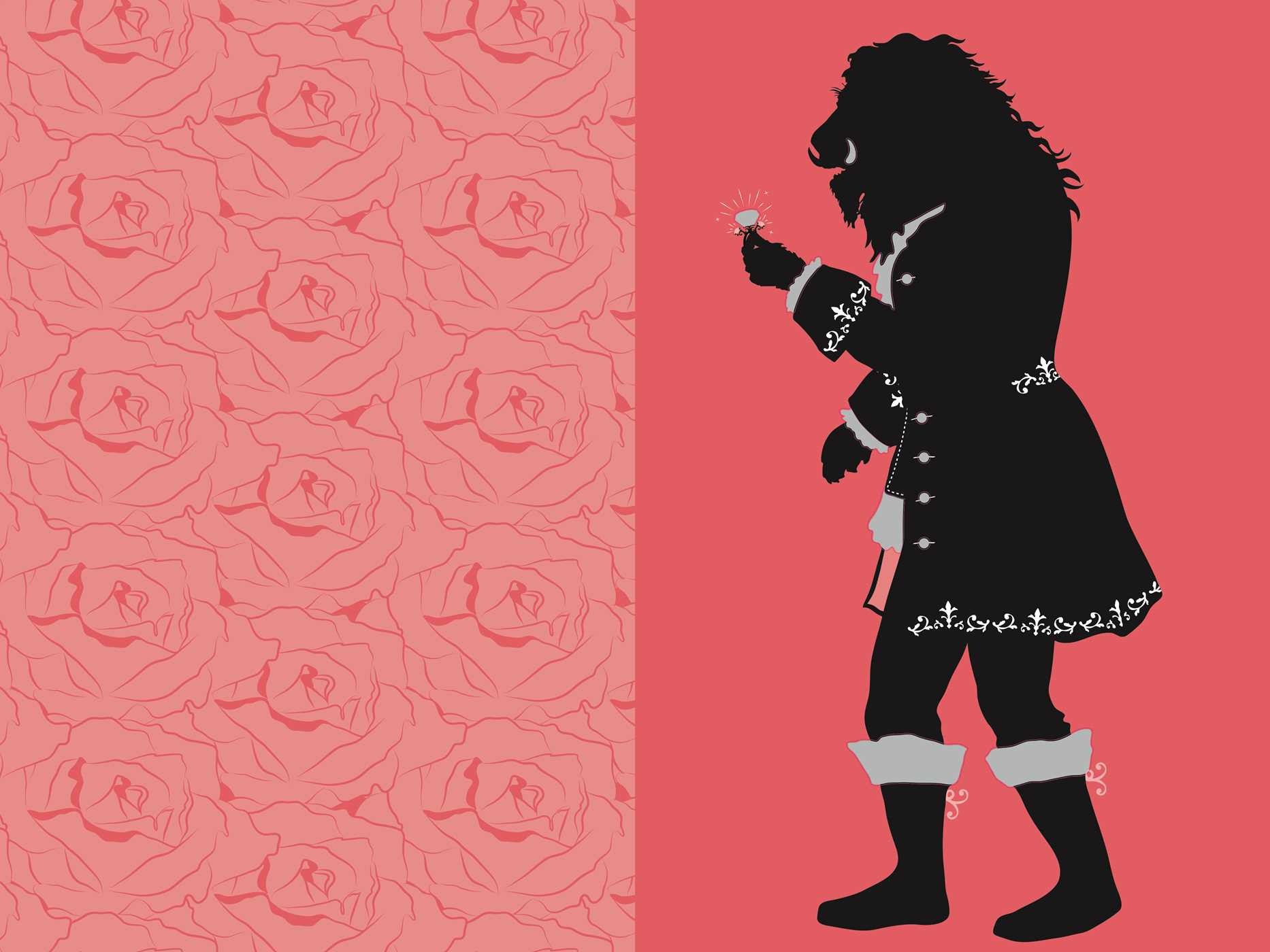 Foil Art: Beauty and the Beast