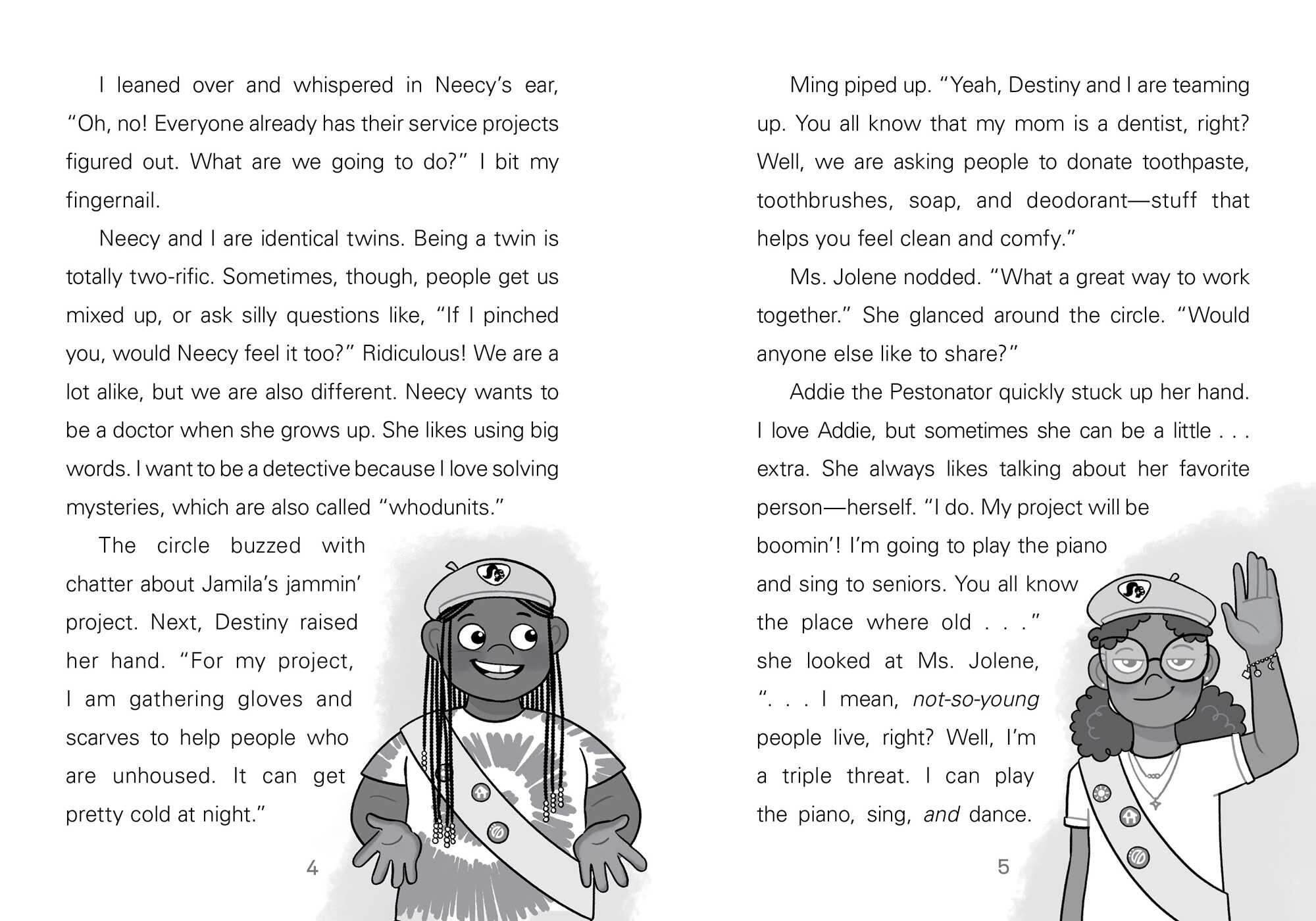 Neecy and Nay Nay and the Glitter Girls (Neecy and Nay Nay #2) (A Little Bee Books Chapter Book Series)