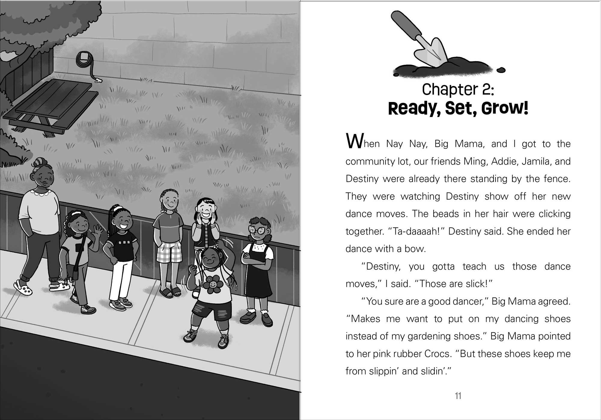 Neecy and Nay Nay and the Green Thumbs (Neecy and Nay Nay #3) (A Funny Chapter Book Series About Twin Girls)