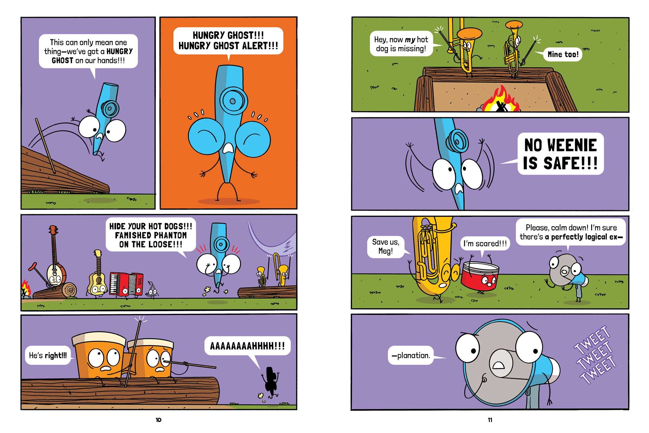 Band Camp! 4: The Big Audition (Band Camp! #4)(A Little Bee Graphic Novel Series for Kids)