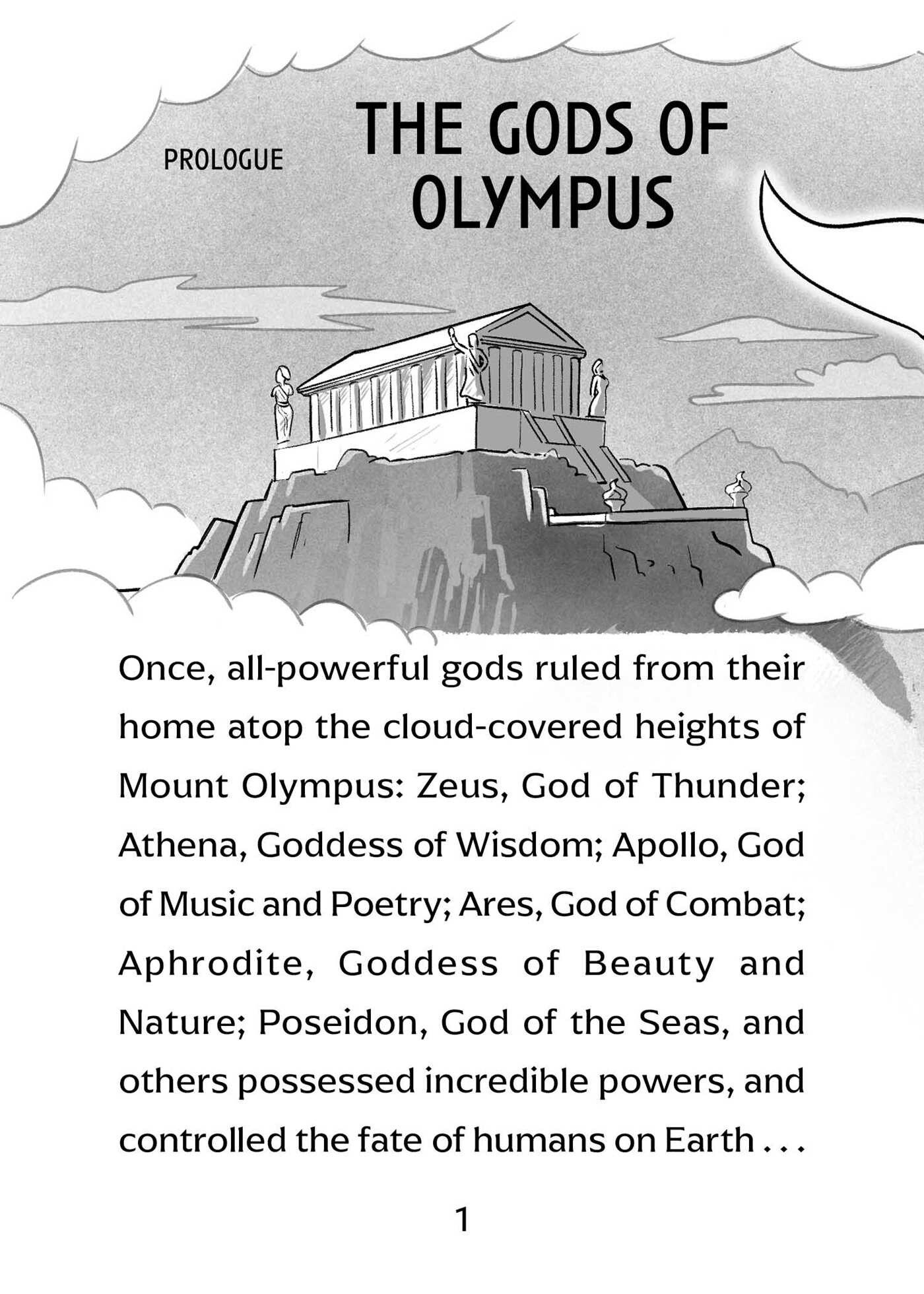 Little Olympians: 4 books in 1! (A Chapter Book Series about Little Greek Gods)