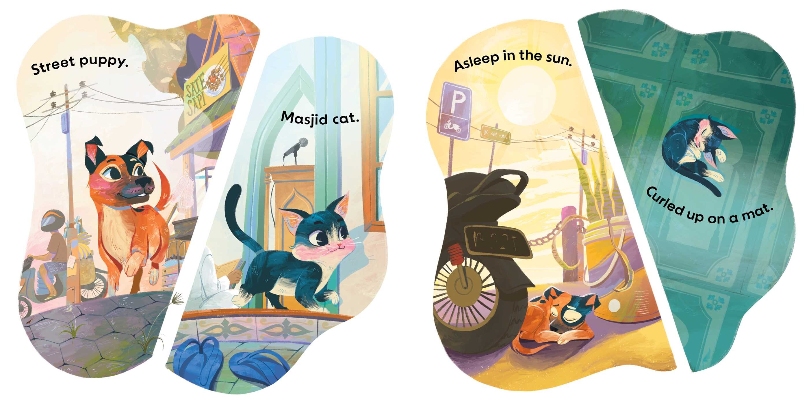 Street Puppy, Masjid Cat (A Friendship Picture Book for Kids)