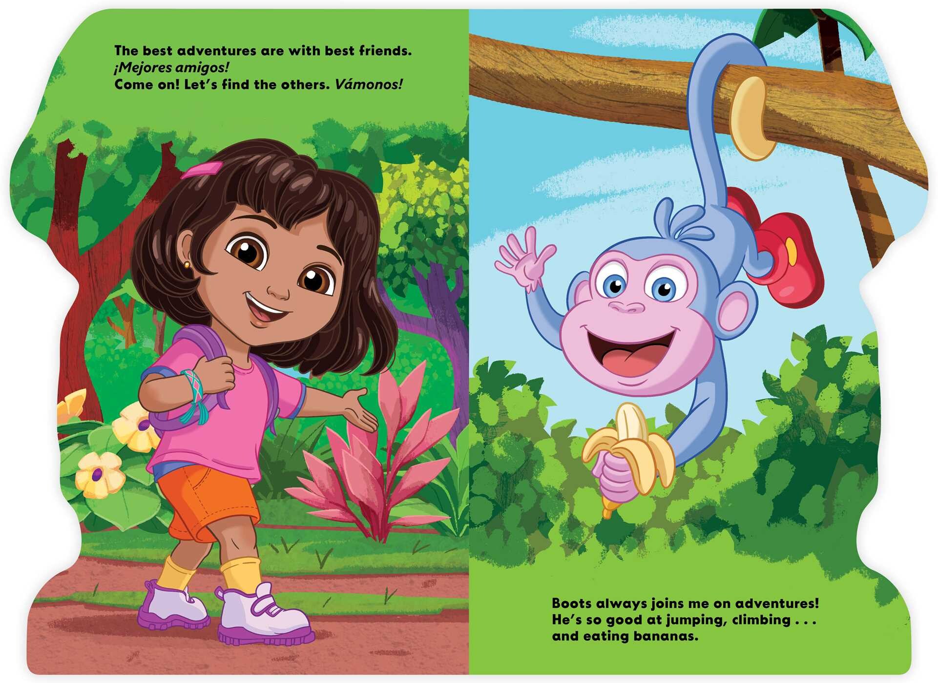 Dora the Explorer: ¡Hola, Soy Dora! (A Dora the Explorer Nickelodeon English-Spanish Bilingual Shaped Board Book for Kids)