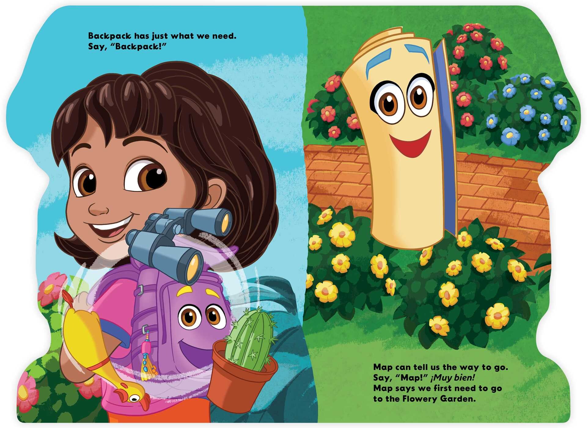 Dora the Explorer: ¡Hola, Soy Dora! (A Dora the Explorer Nickelodeon English-Spanish Bilingual Shaped Board Book for Kids)