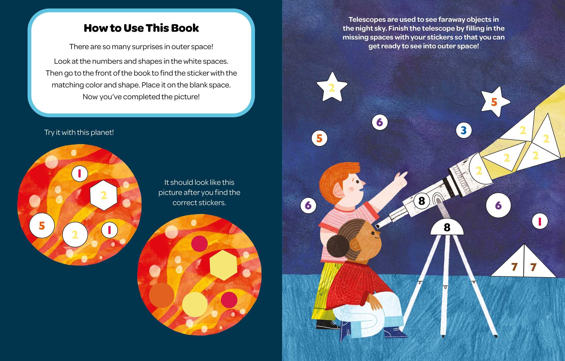 Crayola: Outer Space Sticker by Number (A Crayola Sticker Activity Book for Kids)
