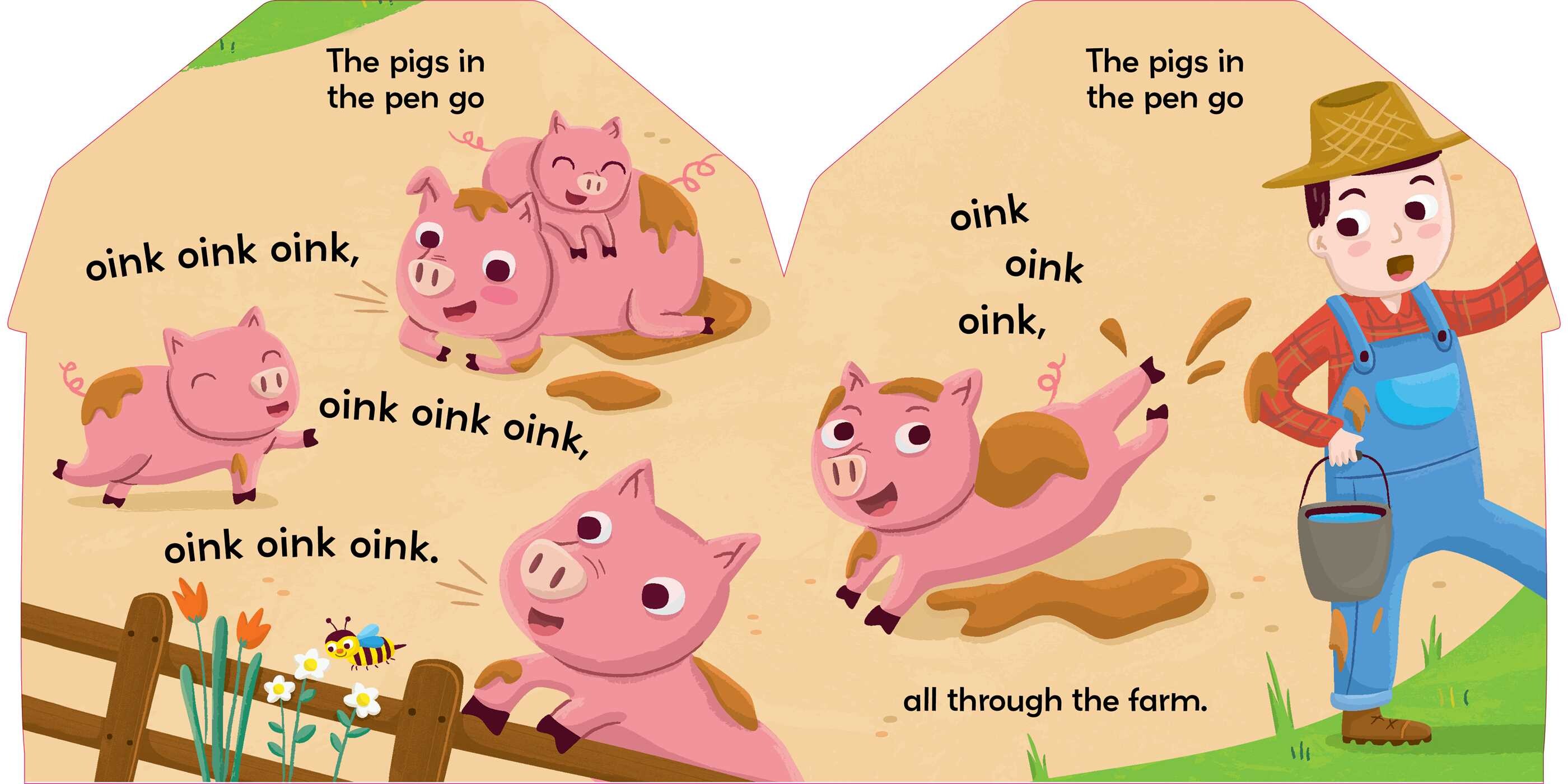 Chicks in the Barn (A Barn-Shaped Novelty Board Book for Toddlers)