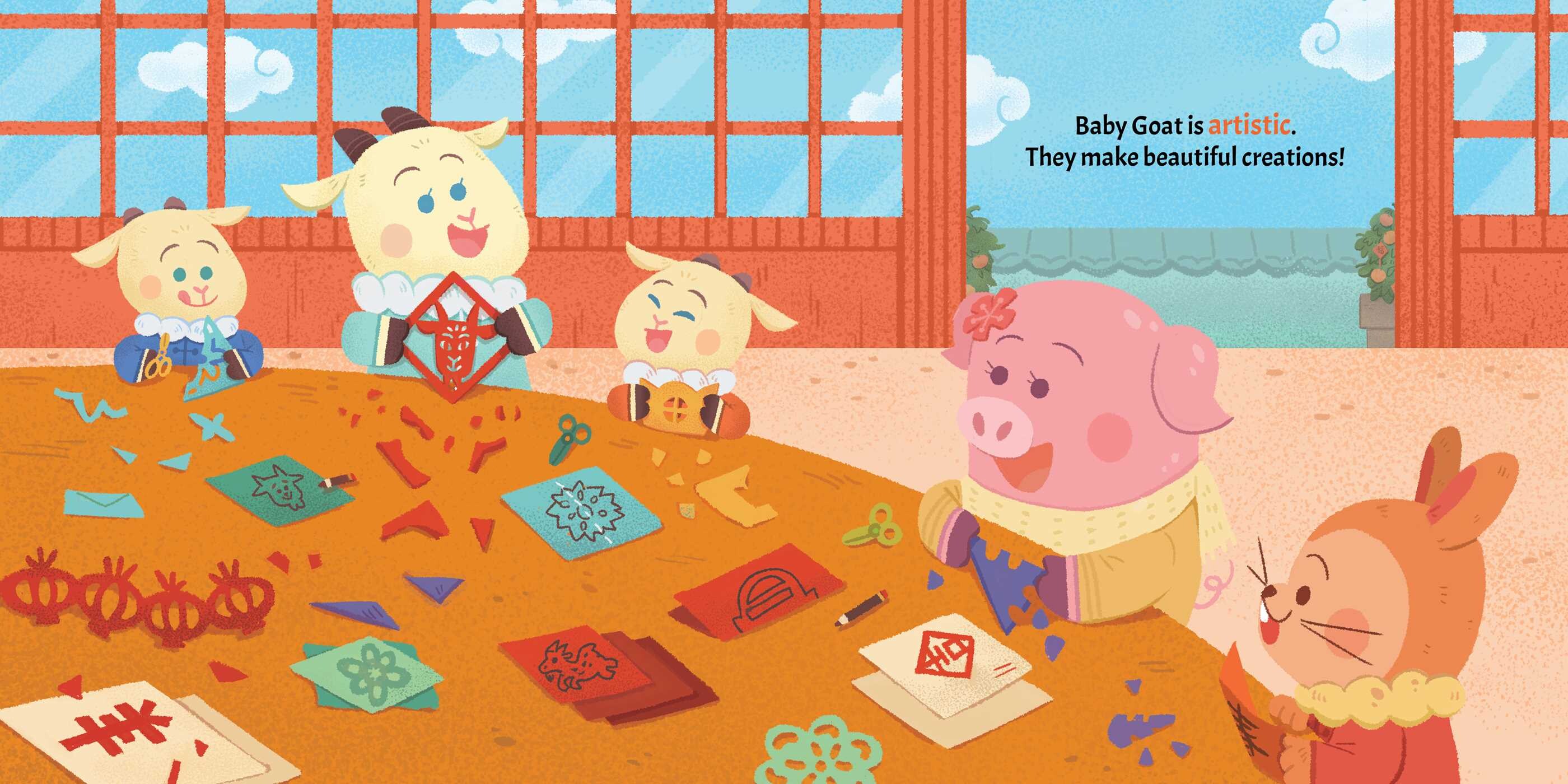 It's Your Year, Baby Goat (A Cute and Sturdy Zodiac Animal Board Book for Kids Ages 0-5)